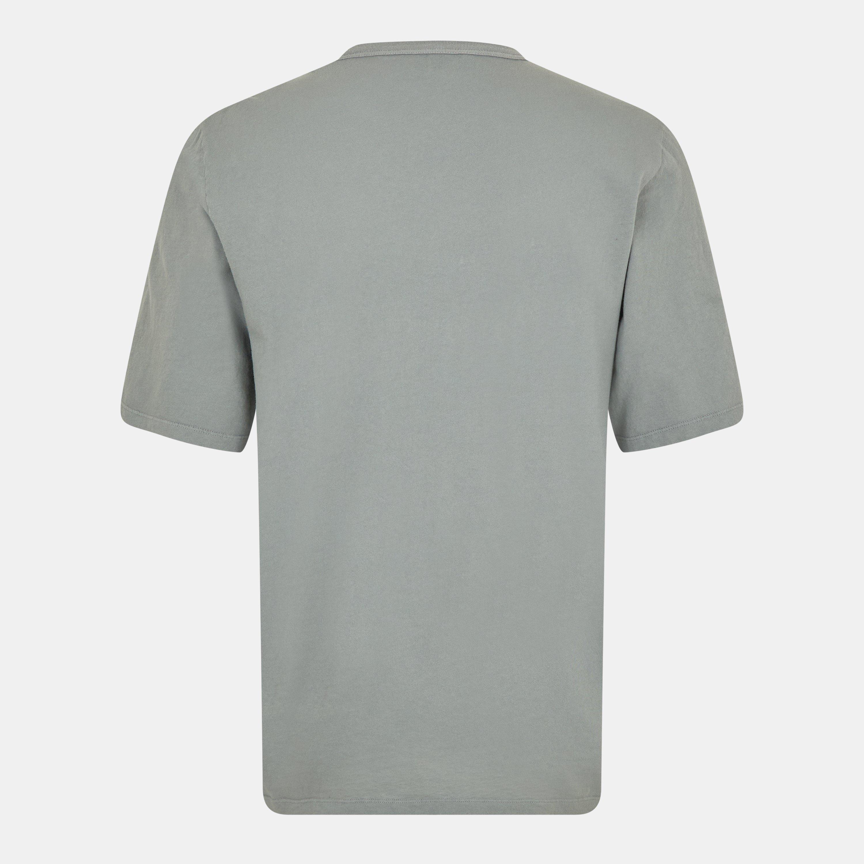 Grey - Saint Laurent - Logo T-Shirt - 2