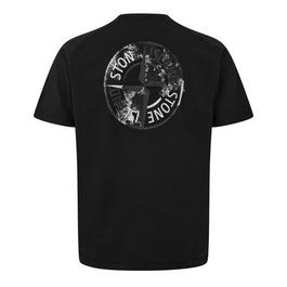 Stone Island Logo Print Short Sleeve T Shirt