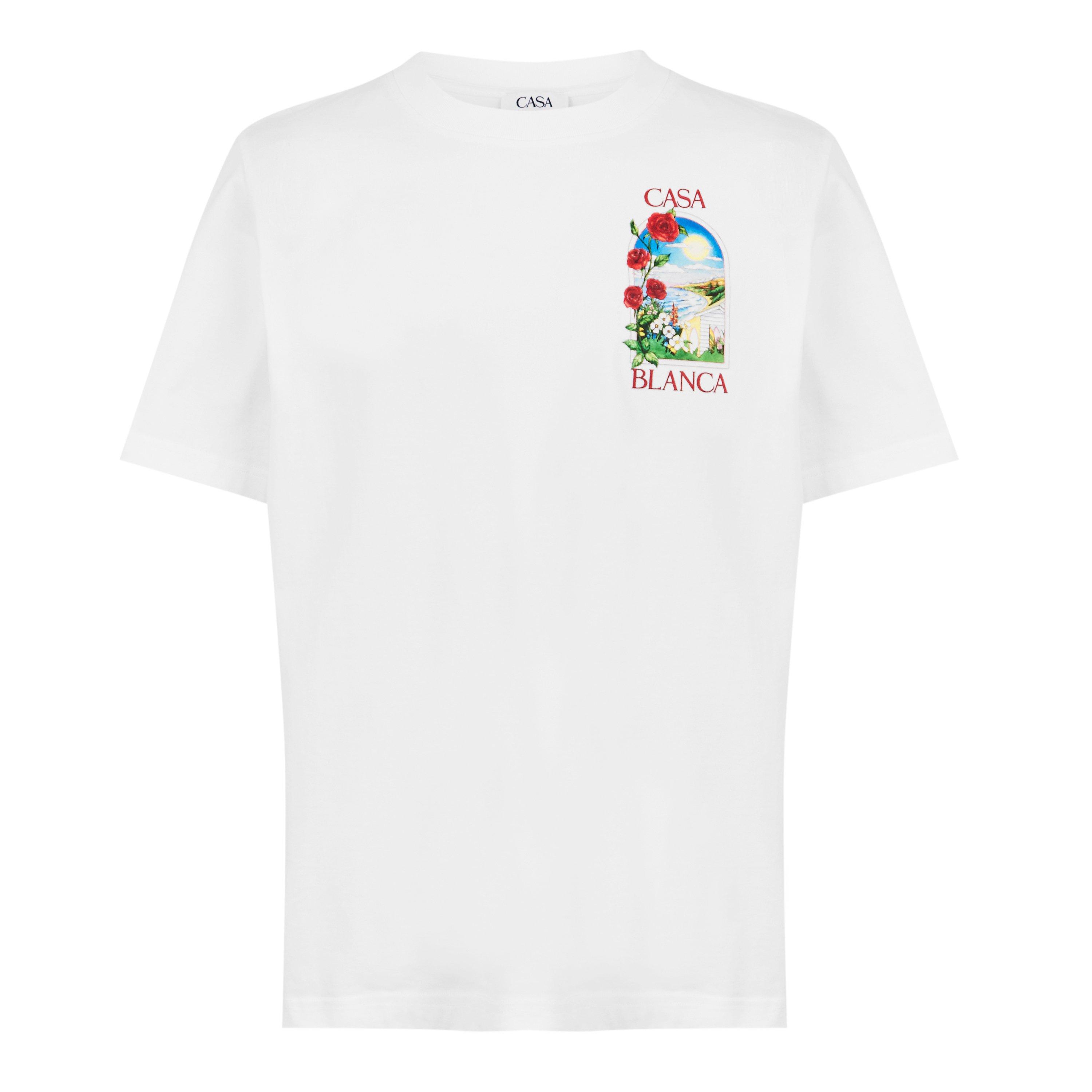 Casablanc La Daysa Tシャツ (送料/関税込) Casablanca La Days T-shirt | White | FARFETCH