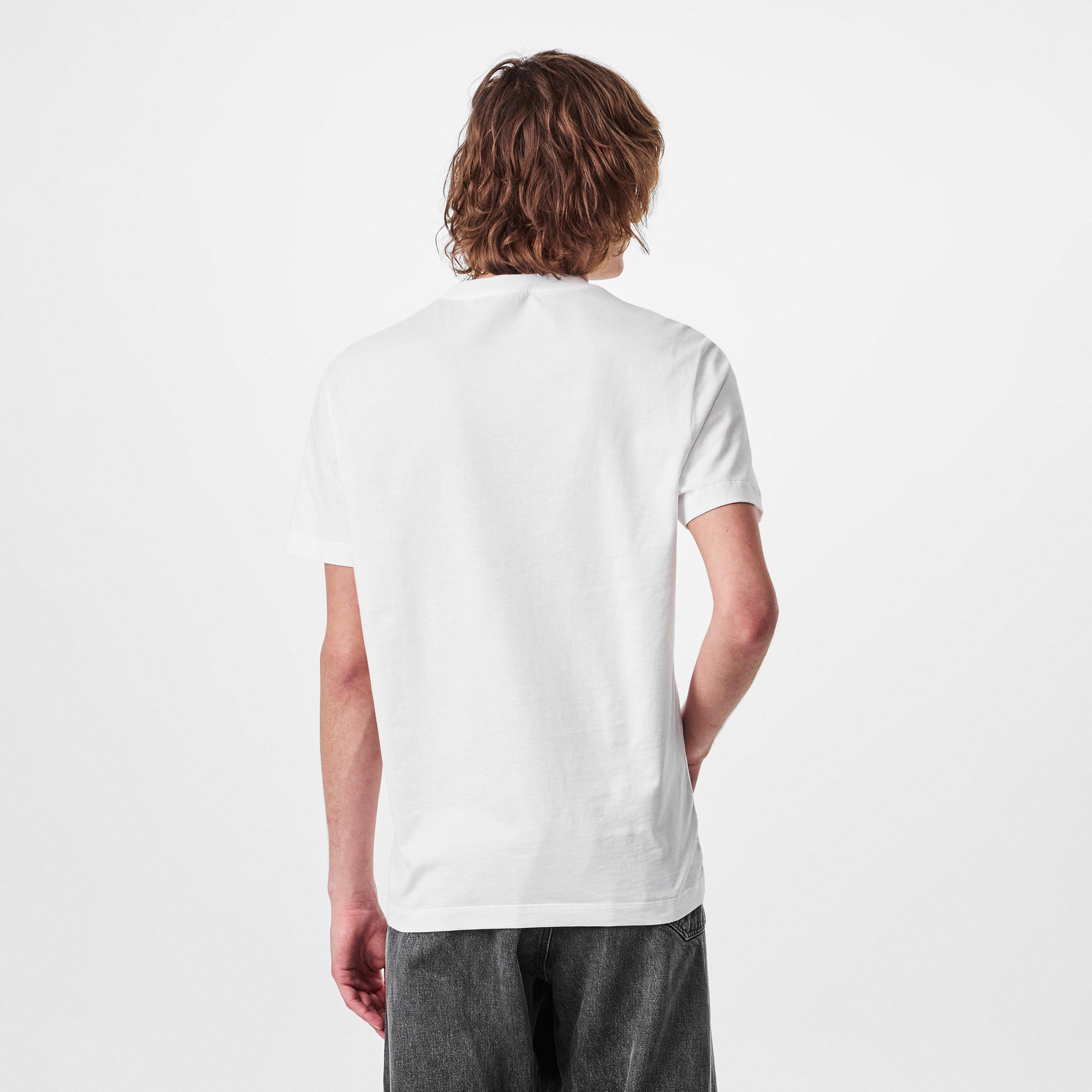White - Black - Versace - Logo Versace T-Shirt - 4
