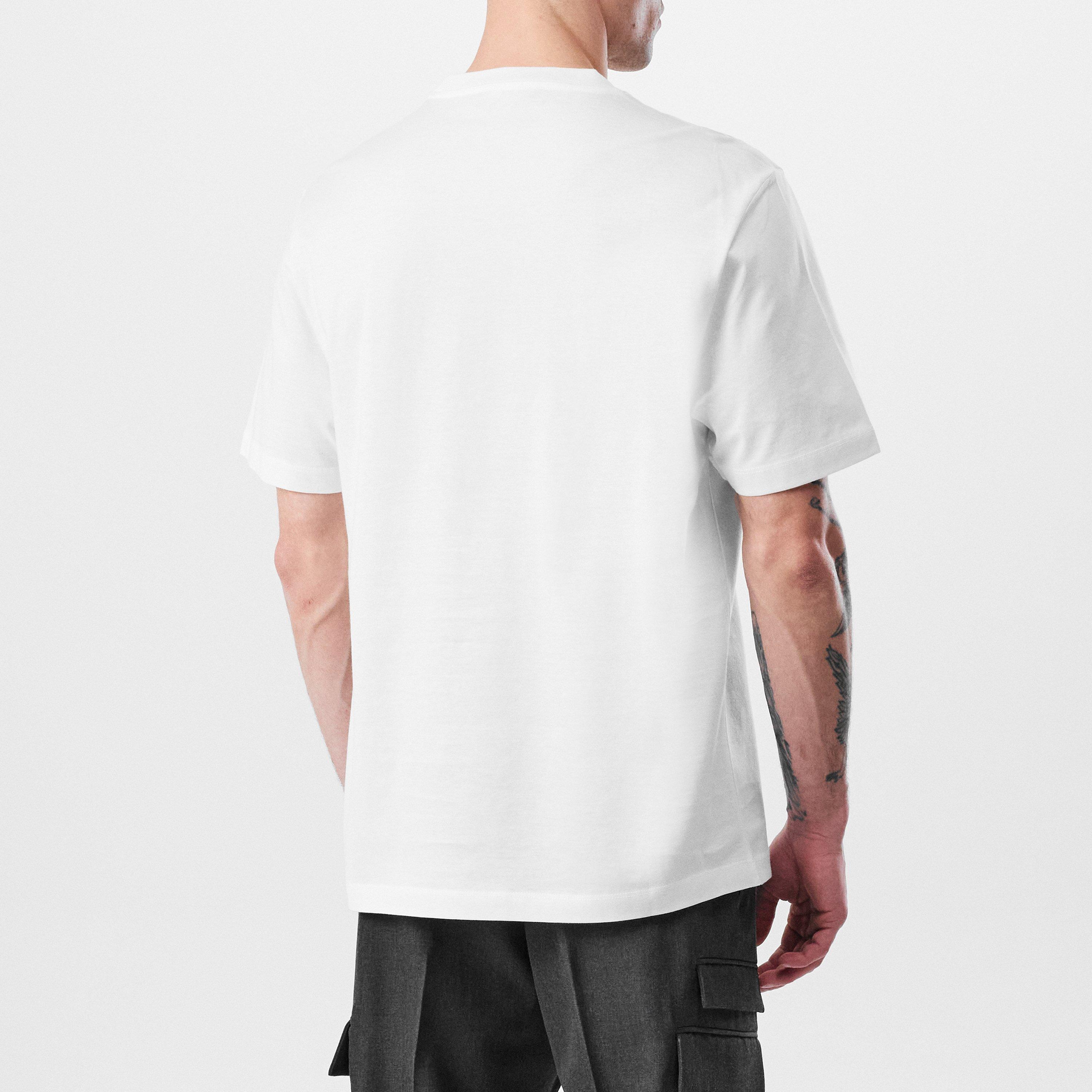 White - Versace - Ring Graphic T-Shirt - 4