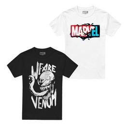 Marvel Comics Mens 2 Pack T-Shirts