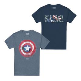 Marvel Comics T Shirts 2Pk