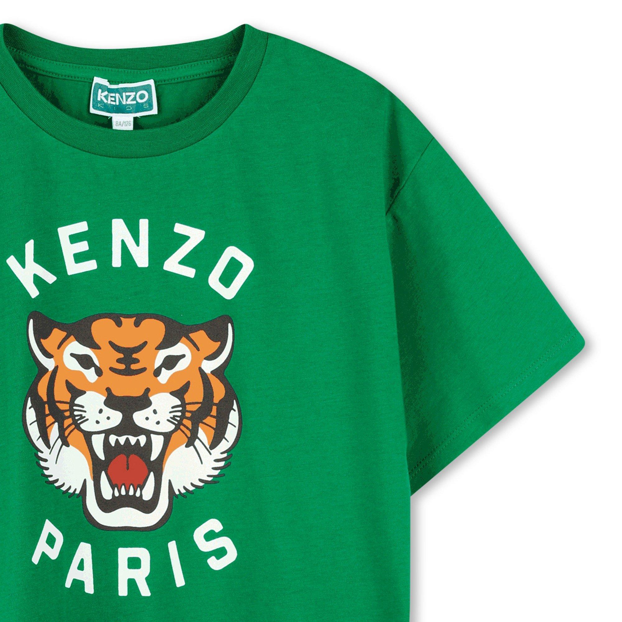 Green 674 - Kenzo - Tiger T-Shirt Juniors - 3