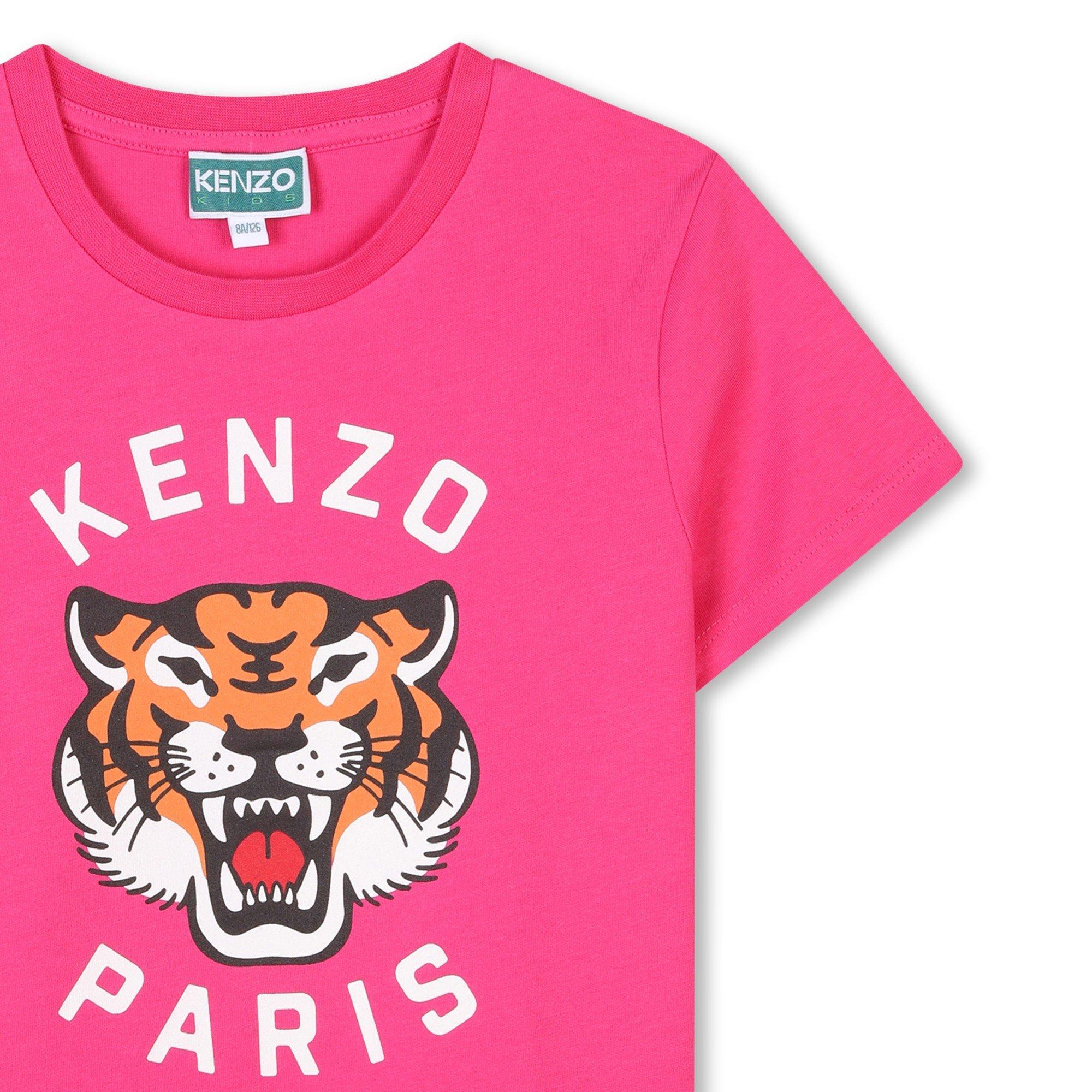 Pink 483 - Kenzo - Kids' Tiger Graphic T-Shirt - 3