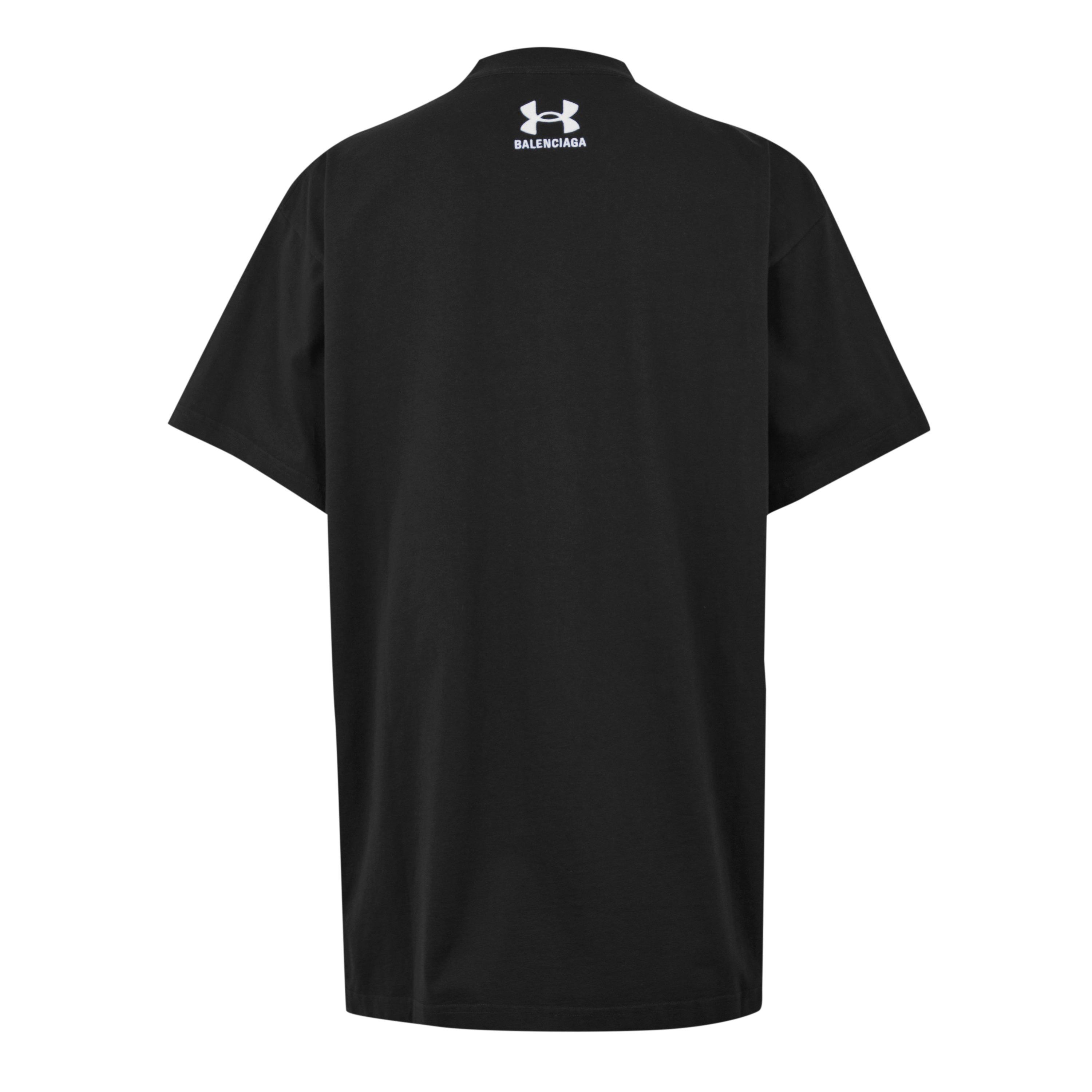 Washed Black - Balenciaga - X Under Armour Oversized T-Shirt - 2