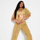Metálico - I Saw It First - ISAWITFIRST Glitter Cropped Overshirt - 1