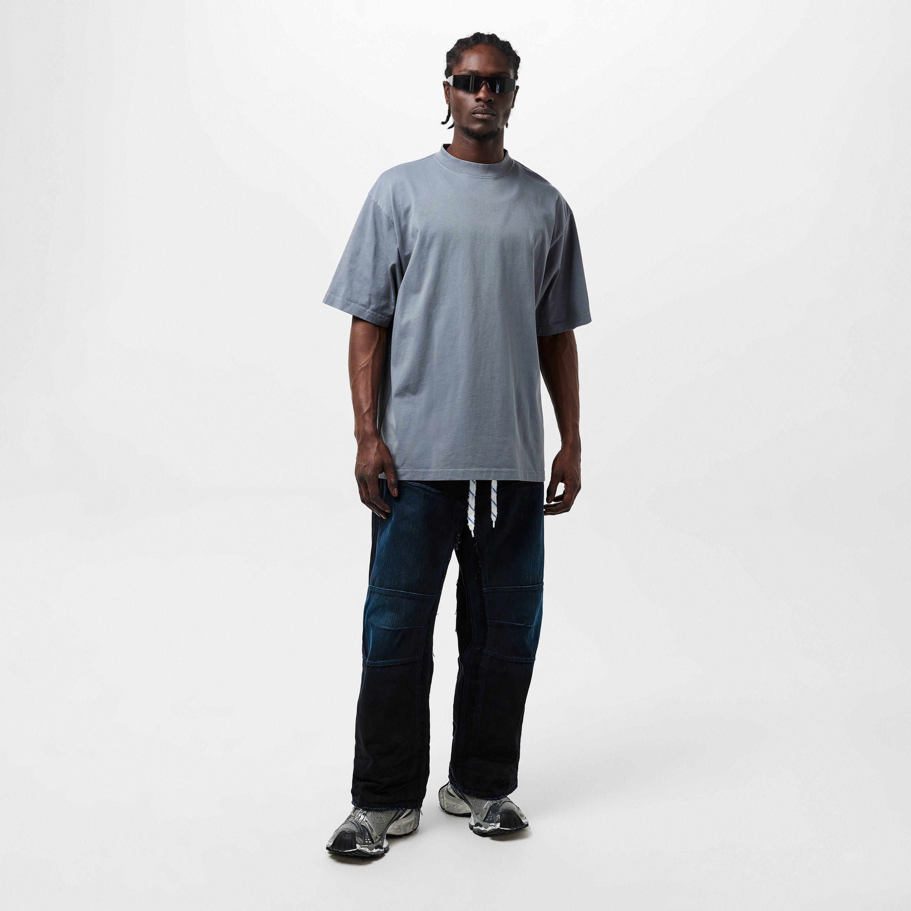 Grey/Reflect - Balenciaga - Back Reflective T-Shirt - 6