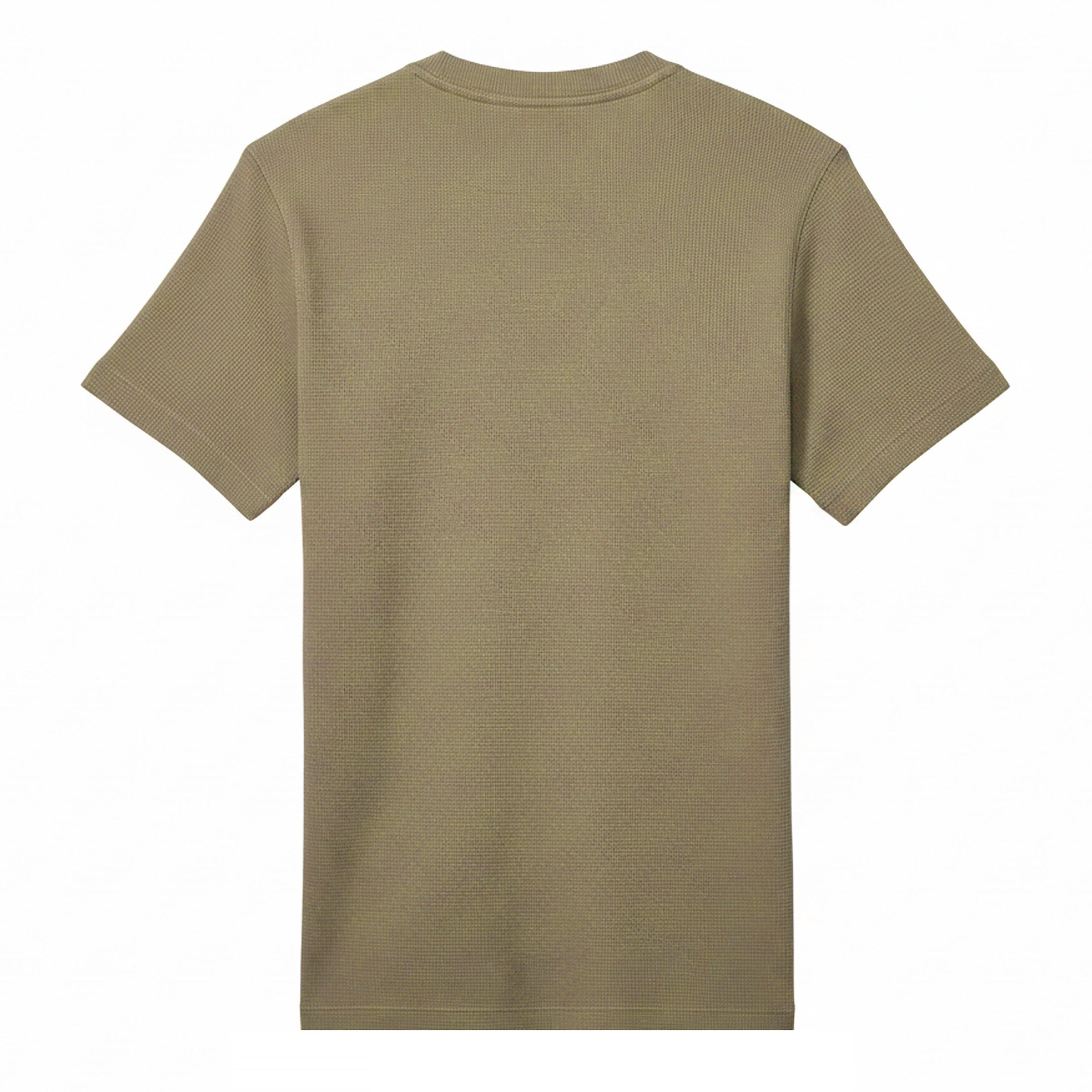 Deep Lichen - Calvin Klein Jeans - Badge Waffle Tee - 2
