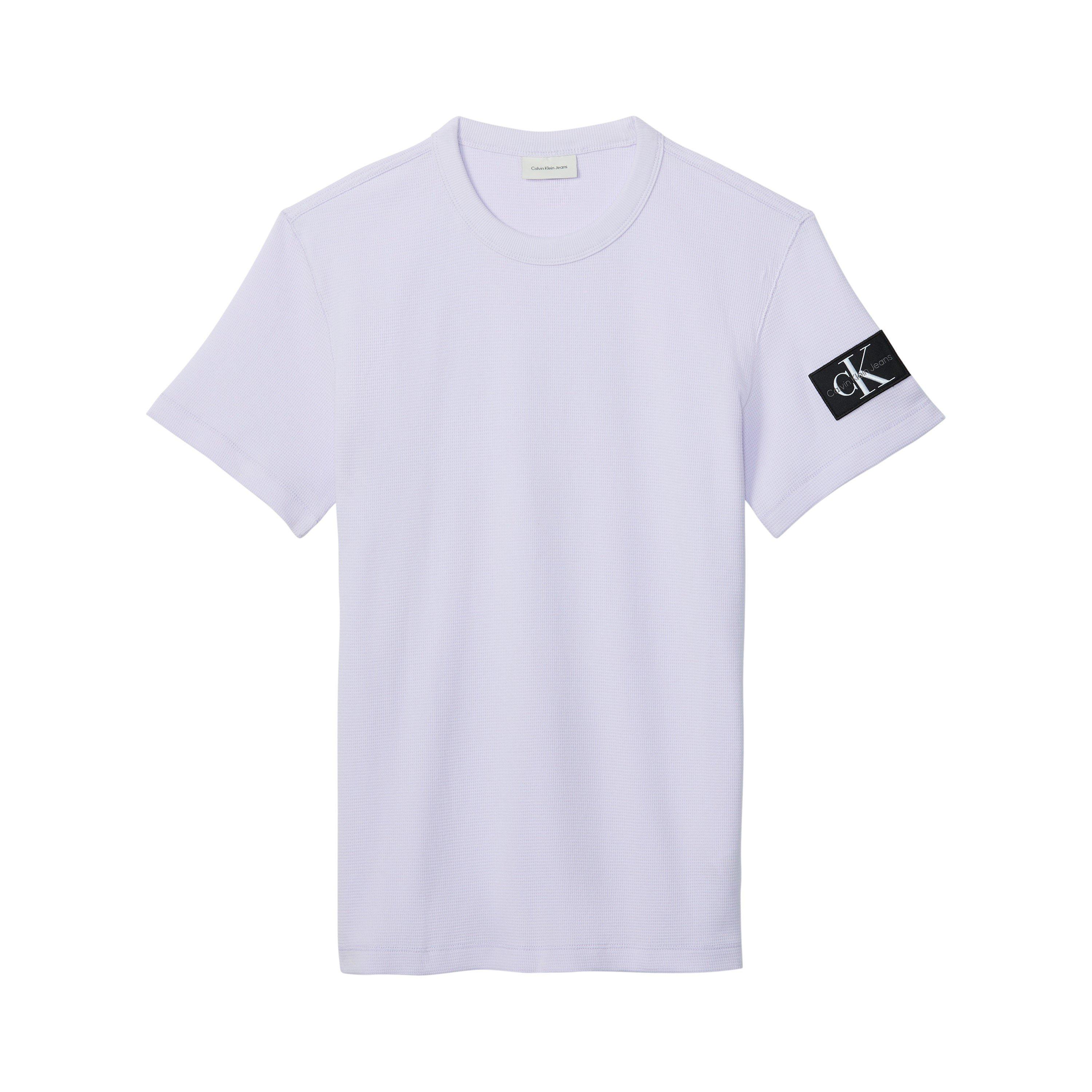 Calvin Klein Jeans Men's Badge Waffle Tee - Island Lilac - 2XL