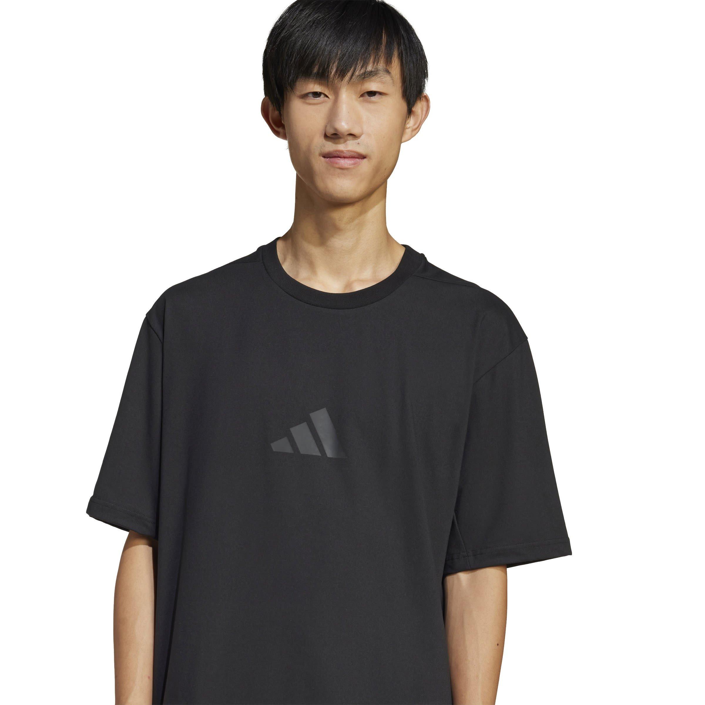 Black - adidas - adidas Z.N.E. Loose-Fit T-Shirt Mens - 5