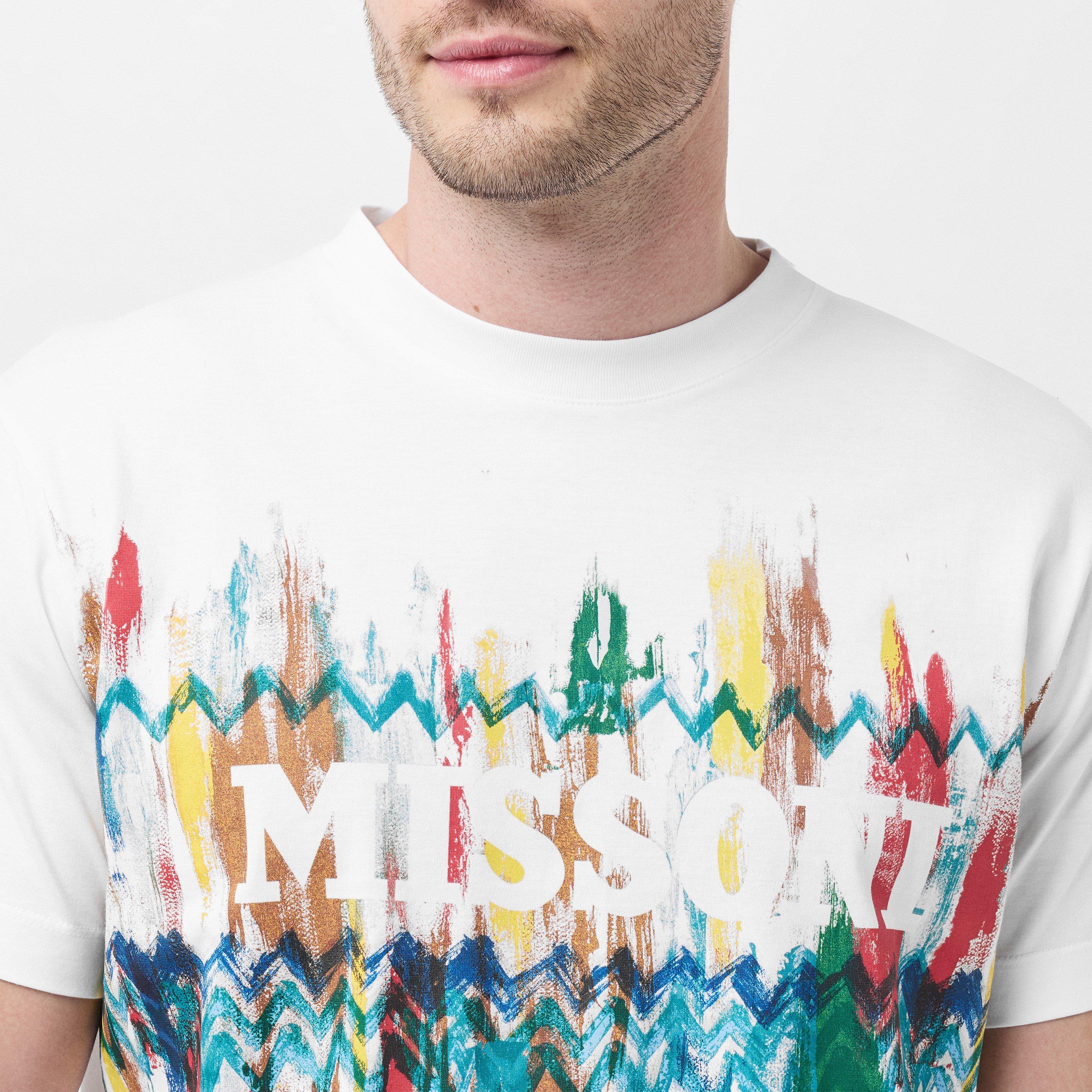 White S01G5 - Missoni - Colour Art T-Shirt - 5