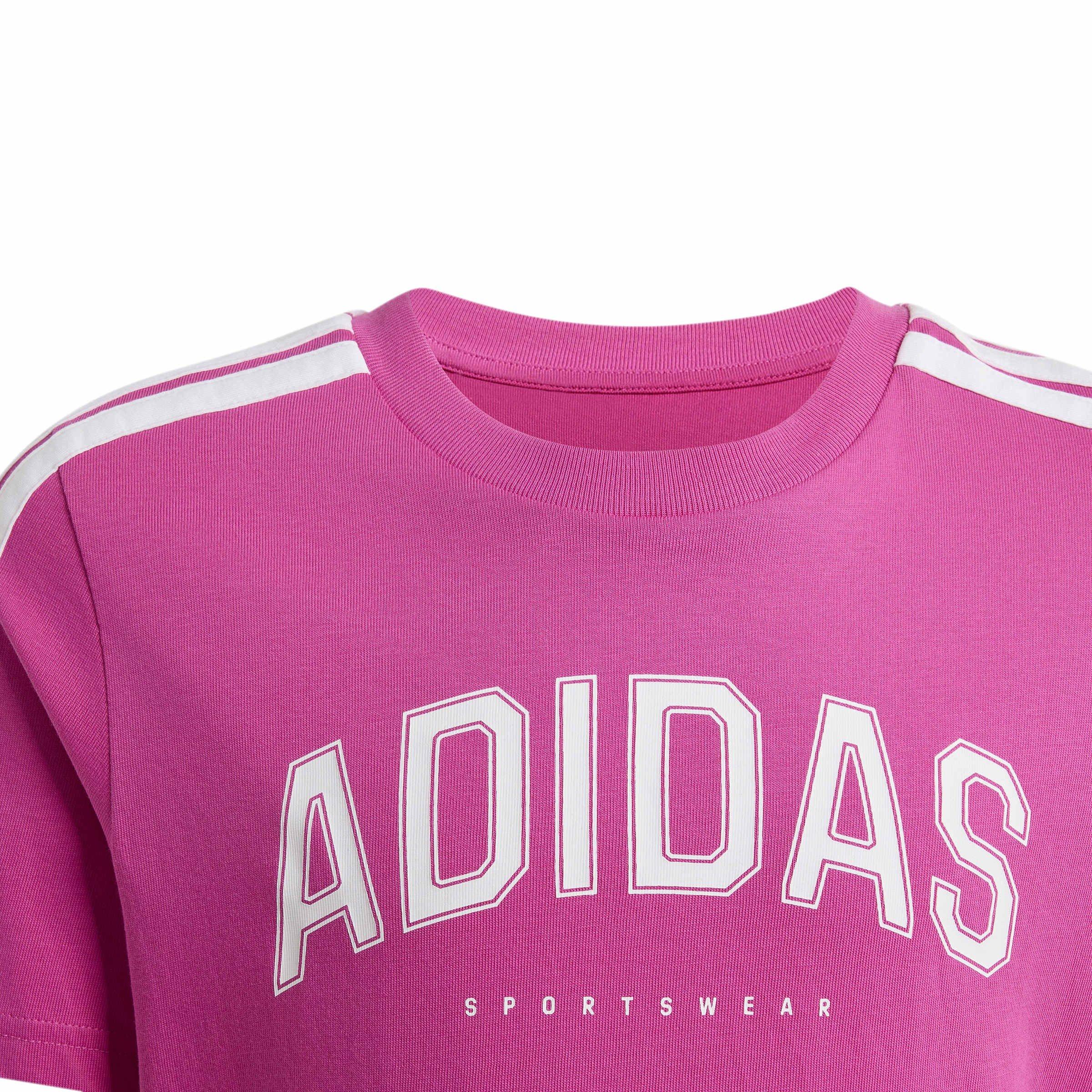 Pink - adidas - Collegiate Graphic T-Shirt Kids - 4