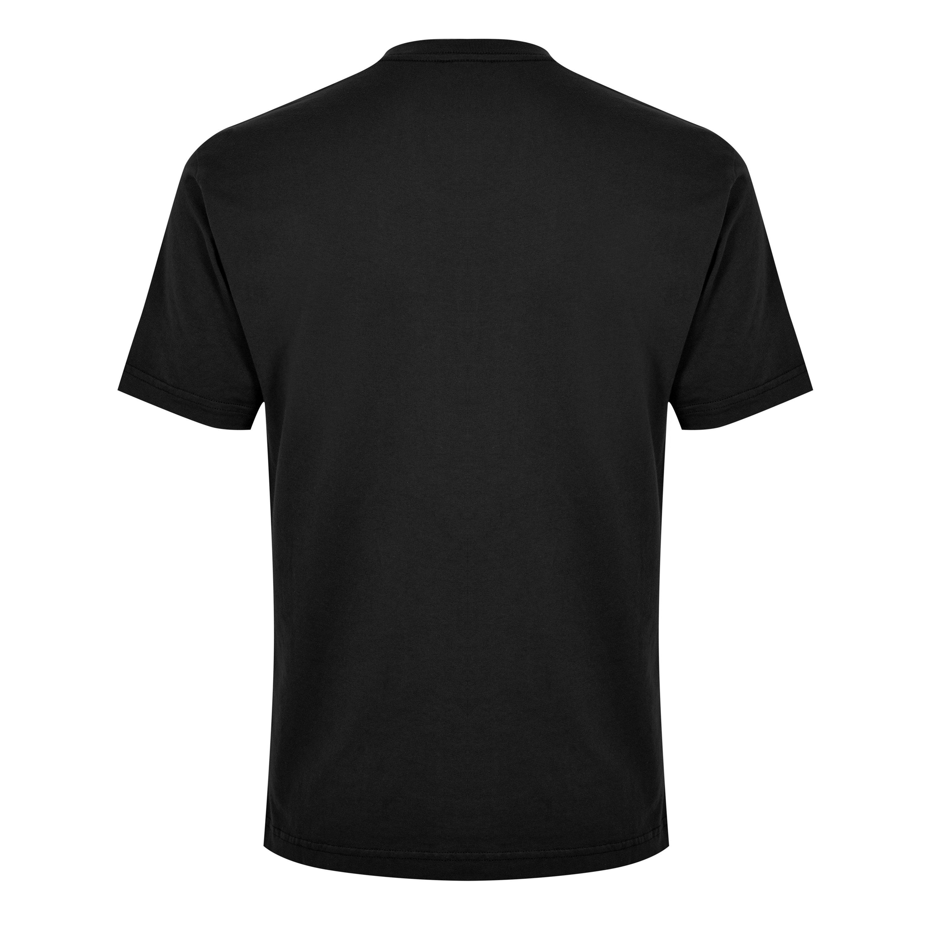 Black - Kenzo - Men's Flower Regular Fit T-Shirt - 6