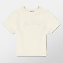 Burberry Logo Short Sleeved T Shirt Juniors