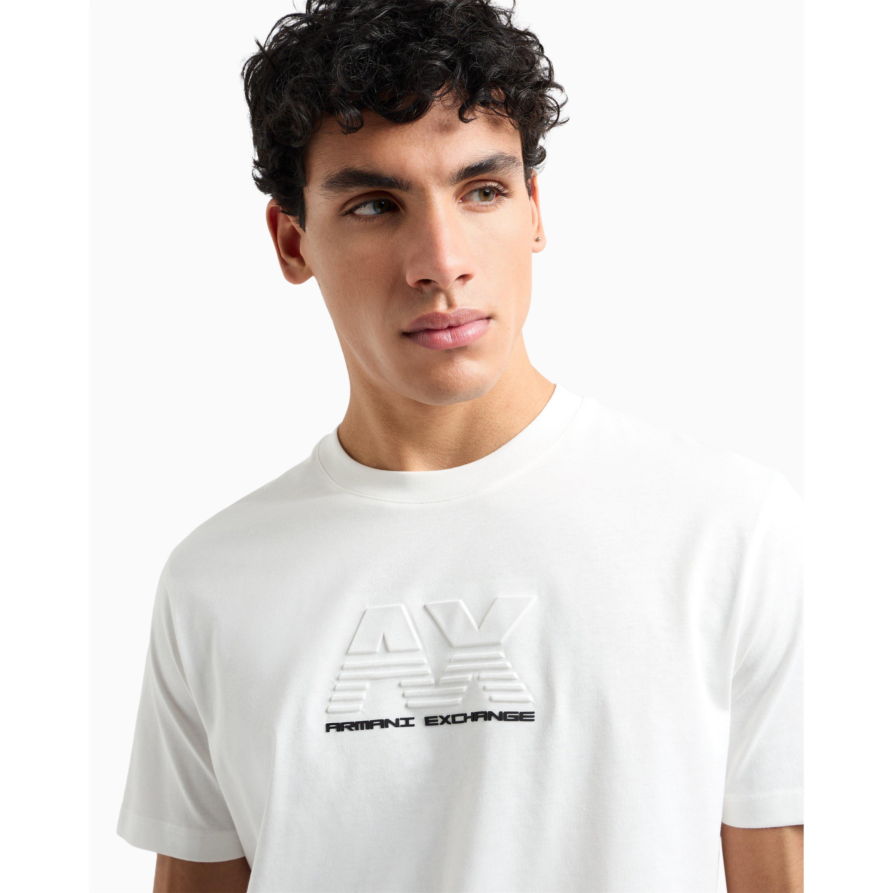 Off White U0009 - Armani Exchange - Men's T-Shirt - 4