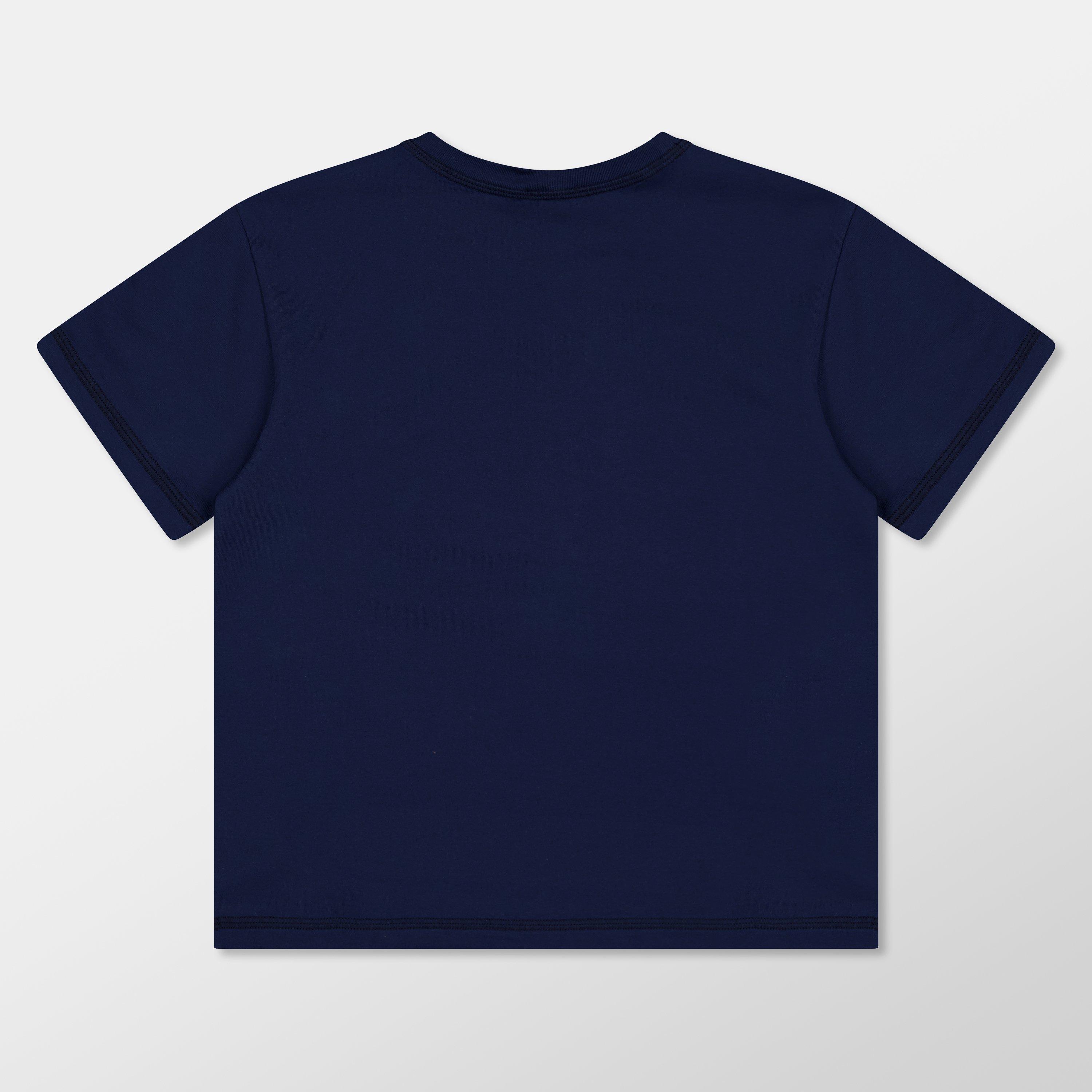 Blue B0013 - Dolce and Gabbana - Unisex Kids' DG Logo Regular Fit T-Shirt - 2