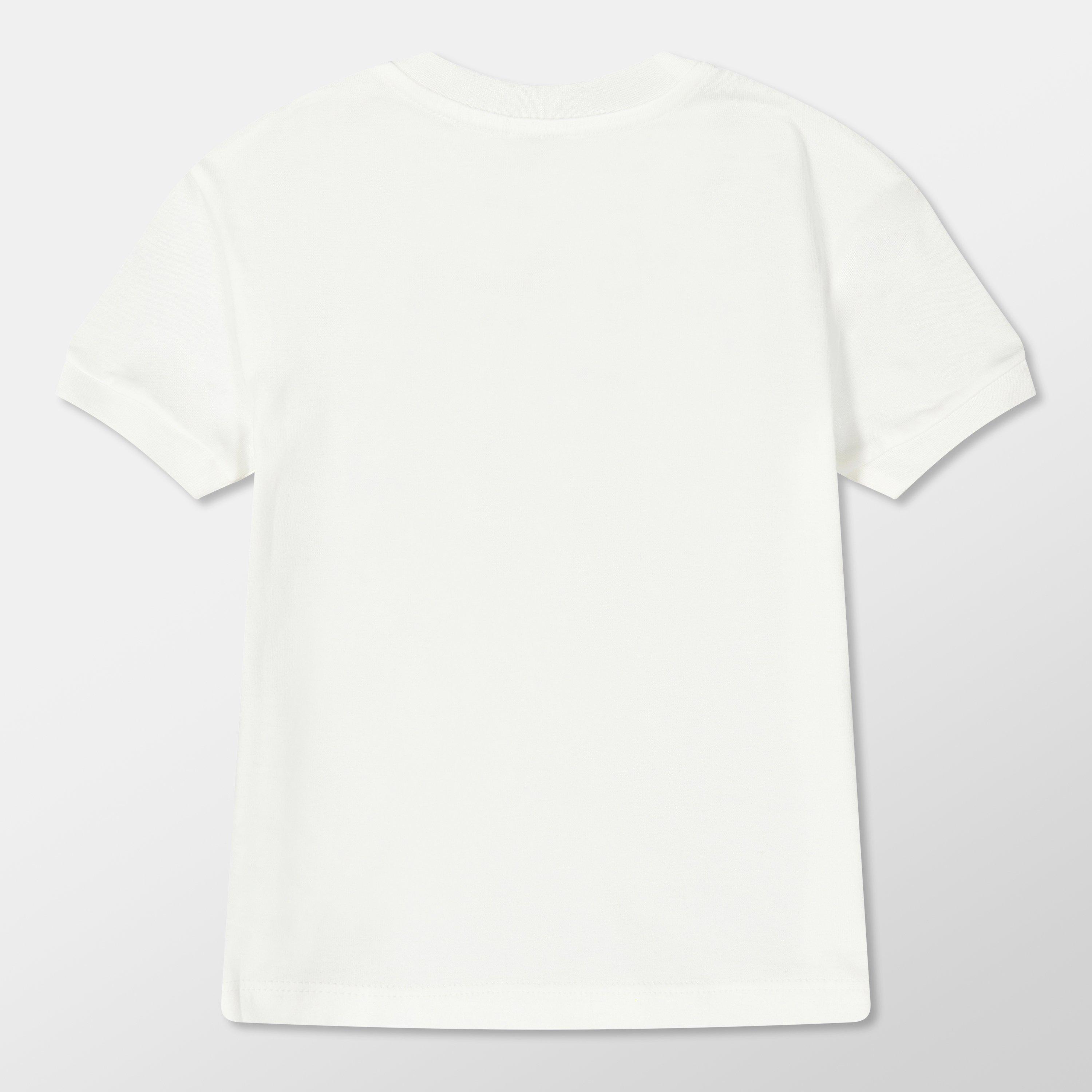 White W0111 - Dolce and Gabbana - Butterfly Print Logo T-Shirt Juniors - 2