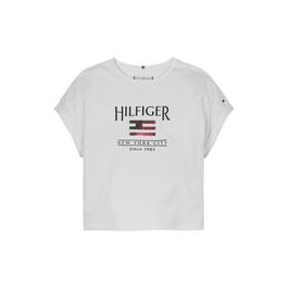 Tommy Hilfiger HILFIGER SEQUINS FLAG TEE SS