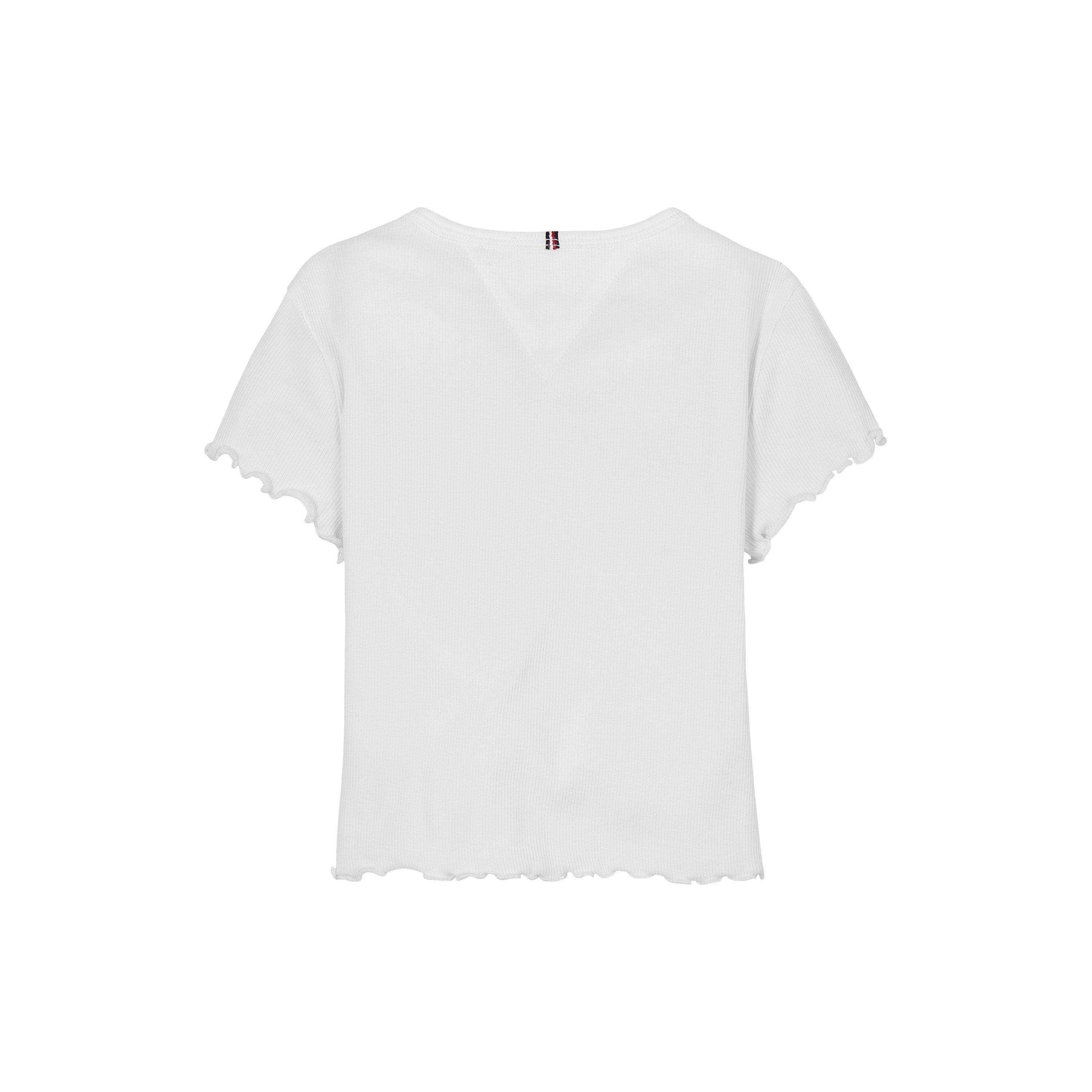 Bijeli YBR - Tommy Hilfiger - Kids' Essential Rib Short-Sleeve T-Shirt - 2