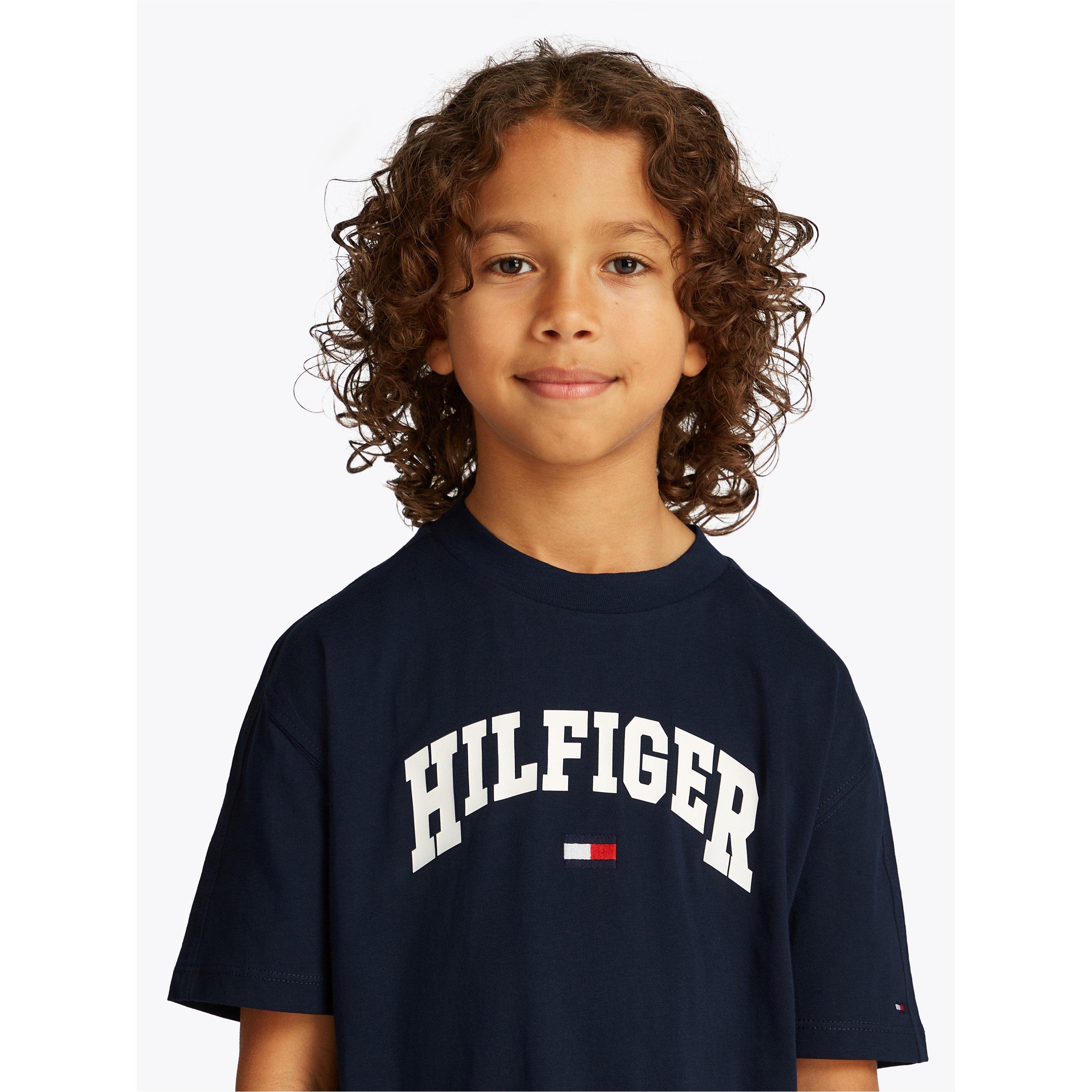 Night Navy C1G - Tommy Hilfiger - Kids' Varsity Short Sleeve T-Shirt - 1