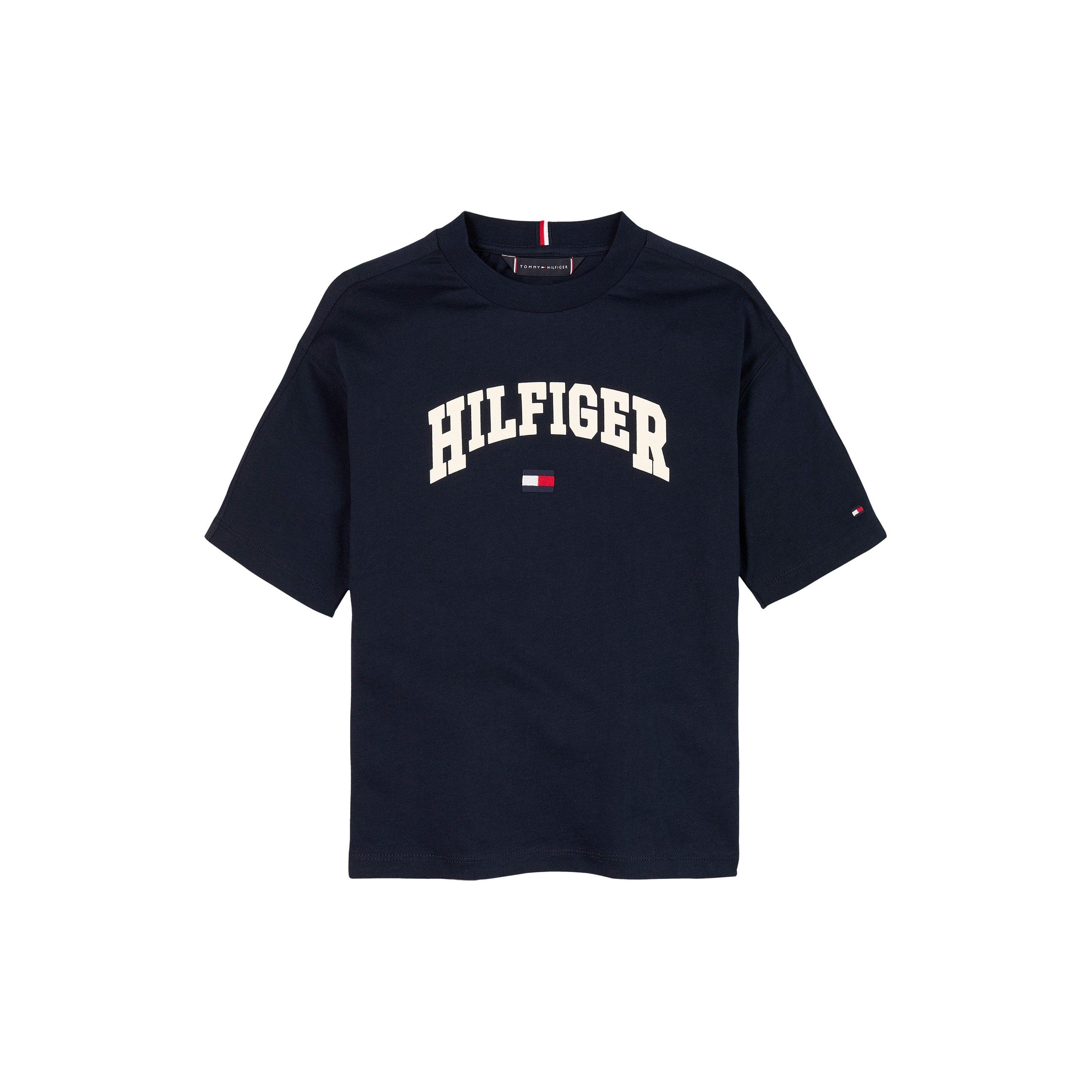 Night Navy C1G - Tommy Hilfiger - Kids' Varsity Short-Sleeve Regular Fit T-Shirt - 3