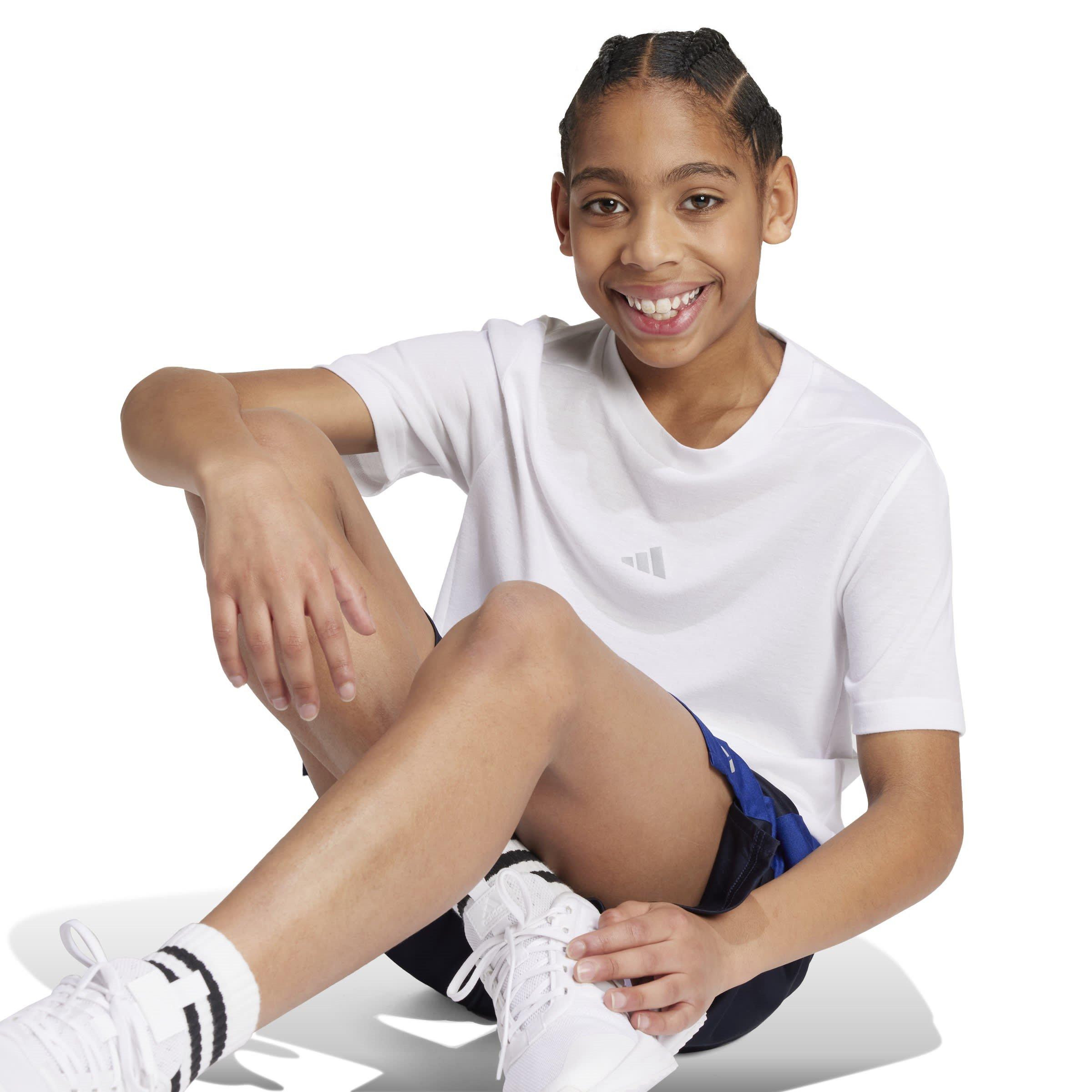 Weiß/Silber - adidas - Training AEROREADY T-Shirt Kids - 7