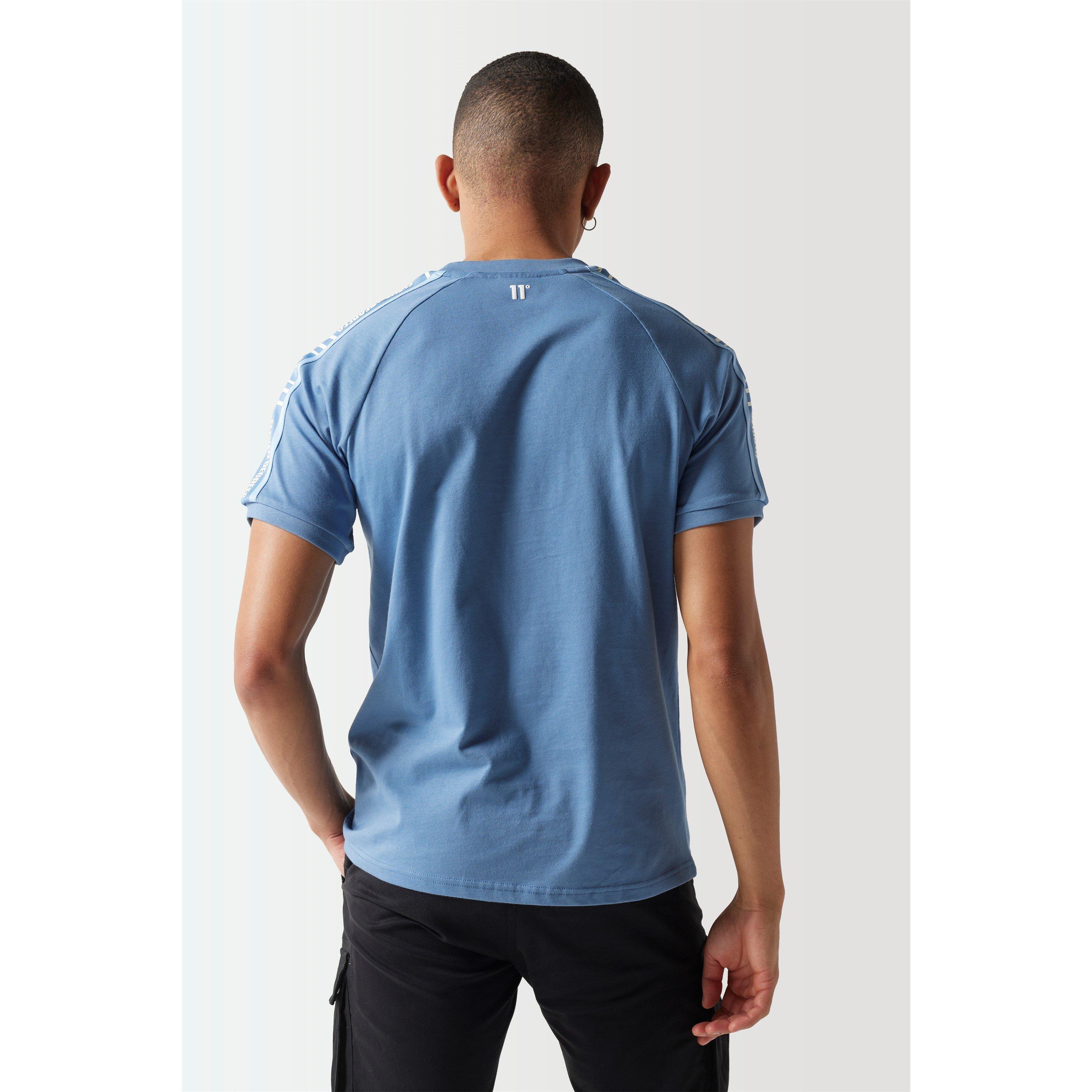 Azul Elemental - 11 Degrees - Retro Taped T-Shirt Mens - 4