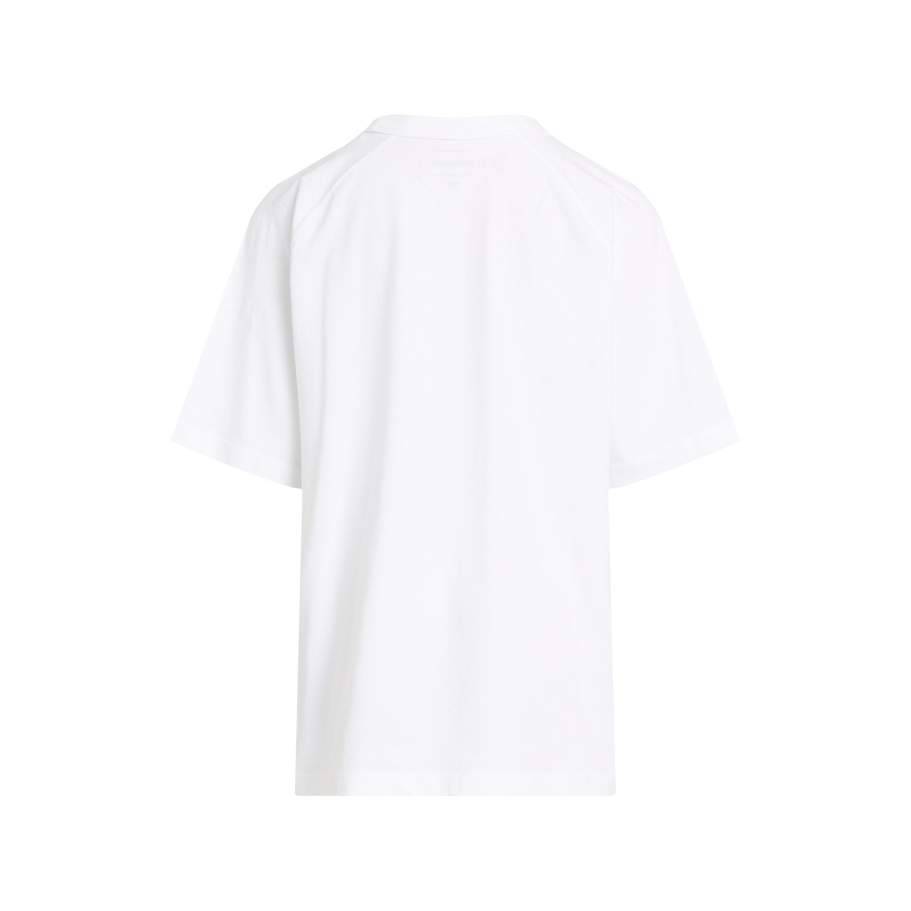 Hvid YAF - Calvin Klein Jeans - Kids' Ottoman Applique Regular Fit T-Shirt - 5