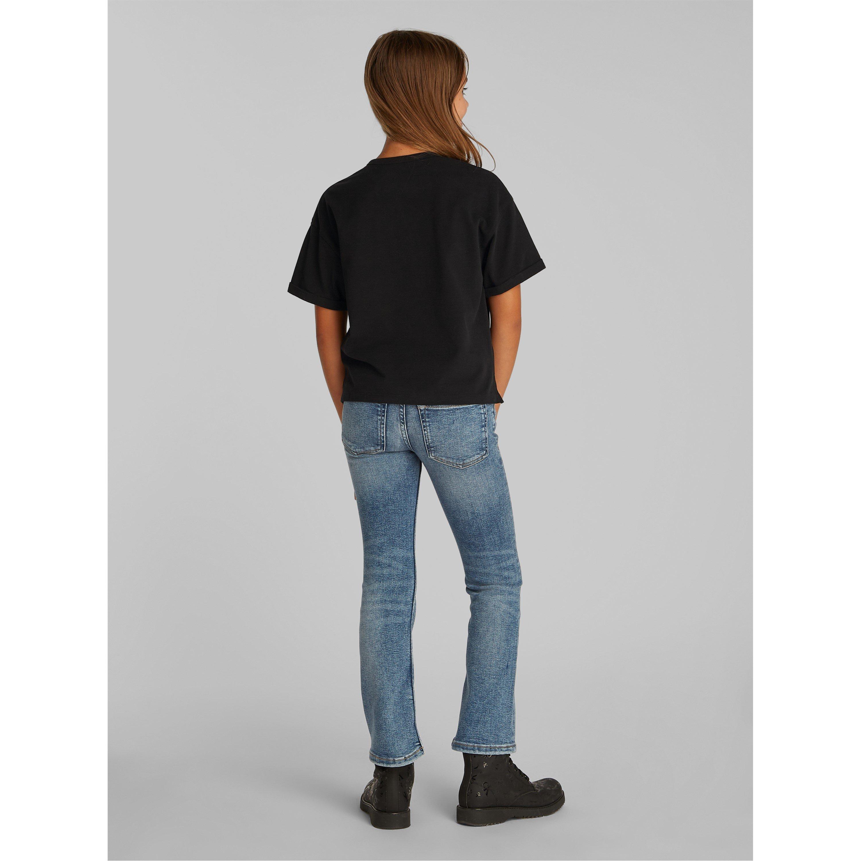 CK Black BEH - Calvin Klein Jeans - Kids' Seasonal Monologo Short-Sleeve T-Shirt - 2