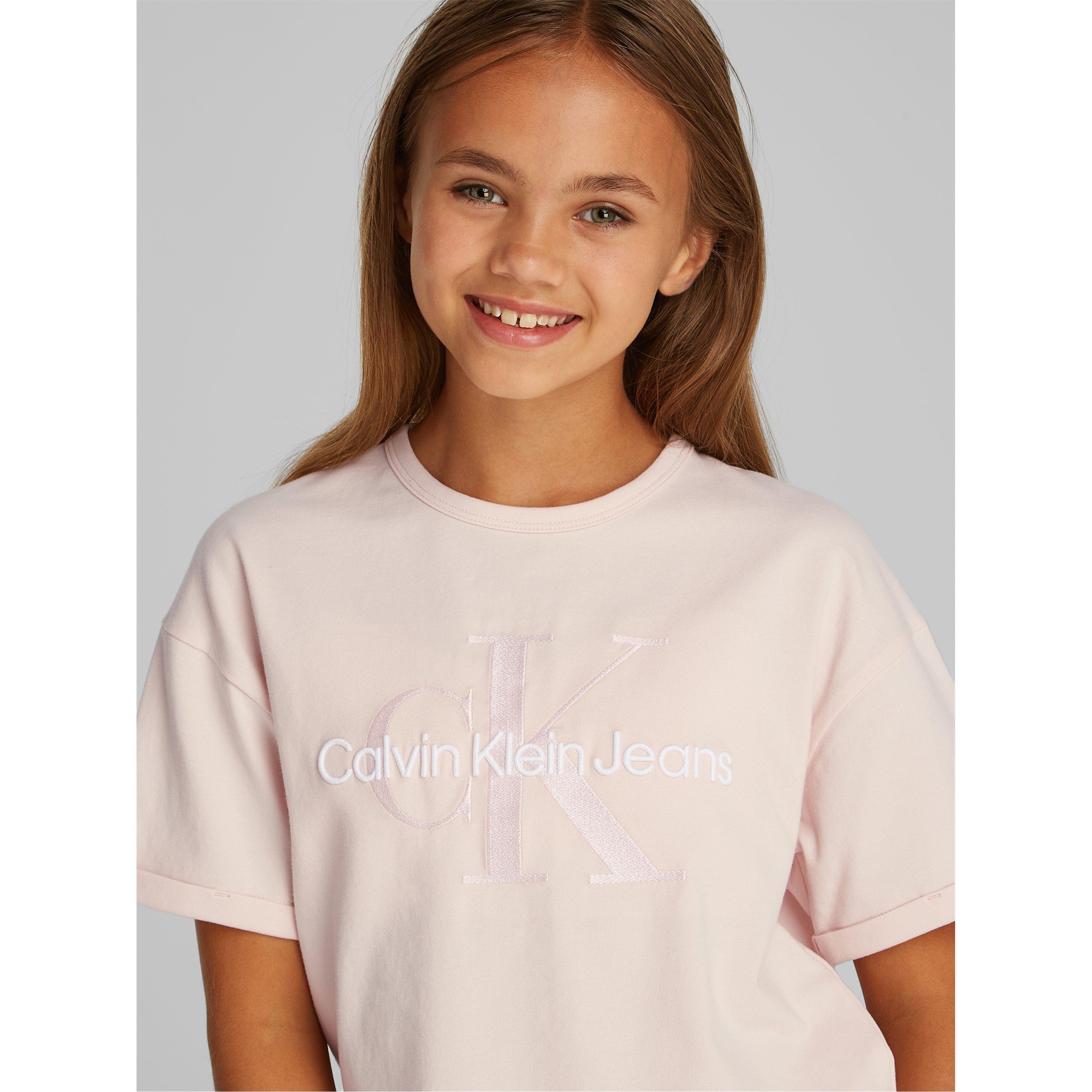 Peony TGE - Calvin Klein Jeans - Kids' Seasonal Monologo Short Sleeve T-Shirt - 3