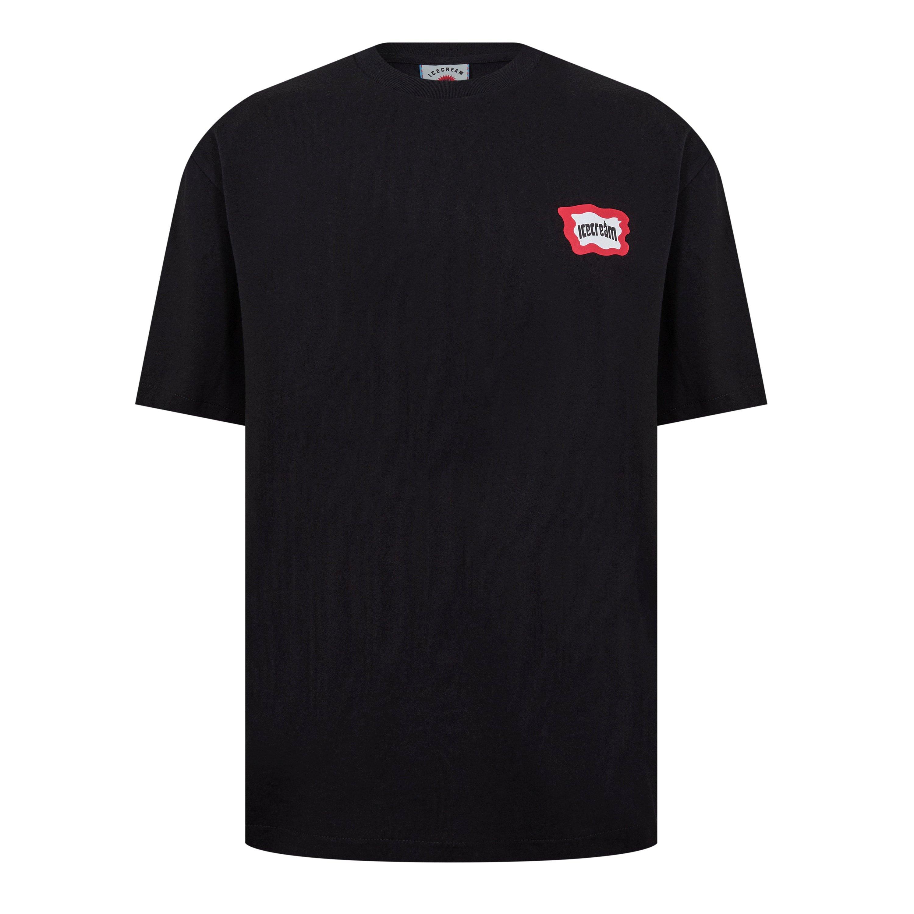 Black - ICECREAM - Men's Roundabout Regular Fit T-Shirt - 1