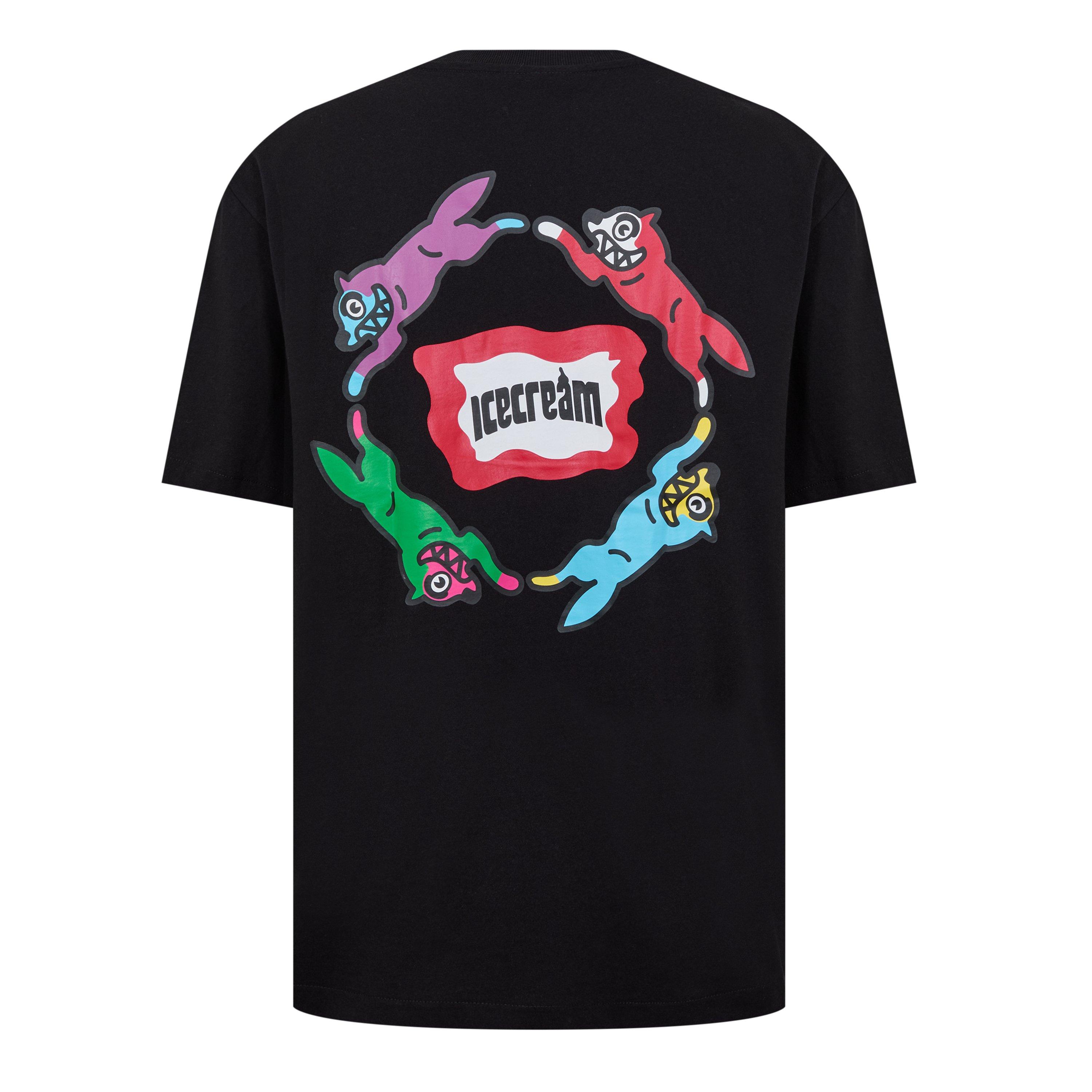 Black - ICECREAM - Men's Roundabout Regular Fit T-Shirt - 7