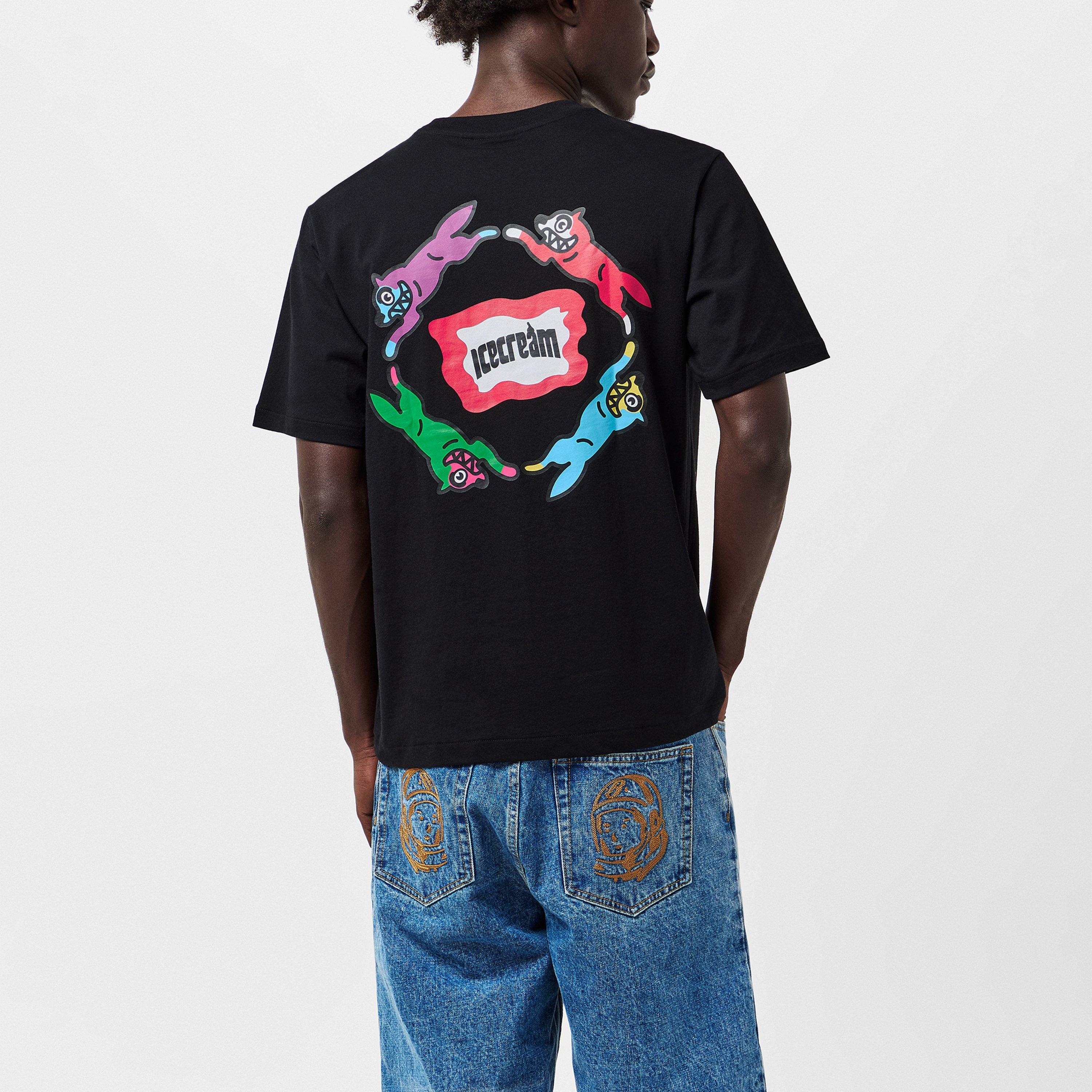 Black - ICECREAM - Men's Roundabout Regular Fit T-Shirt - 4