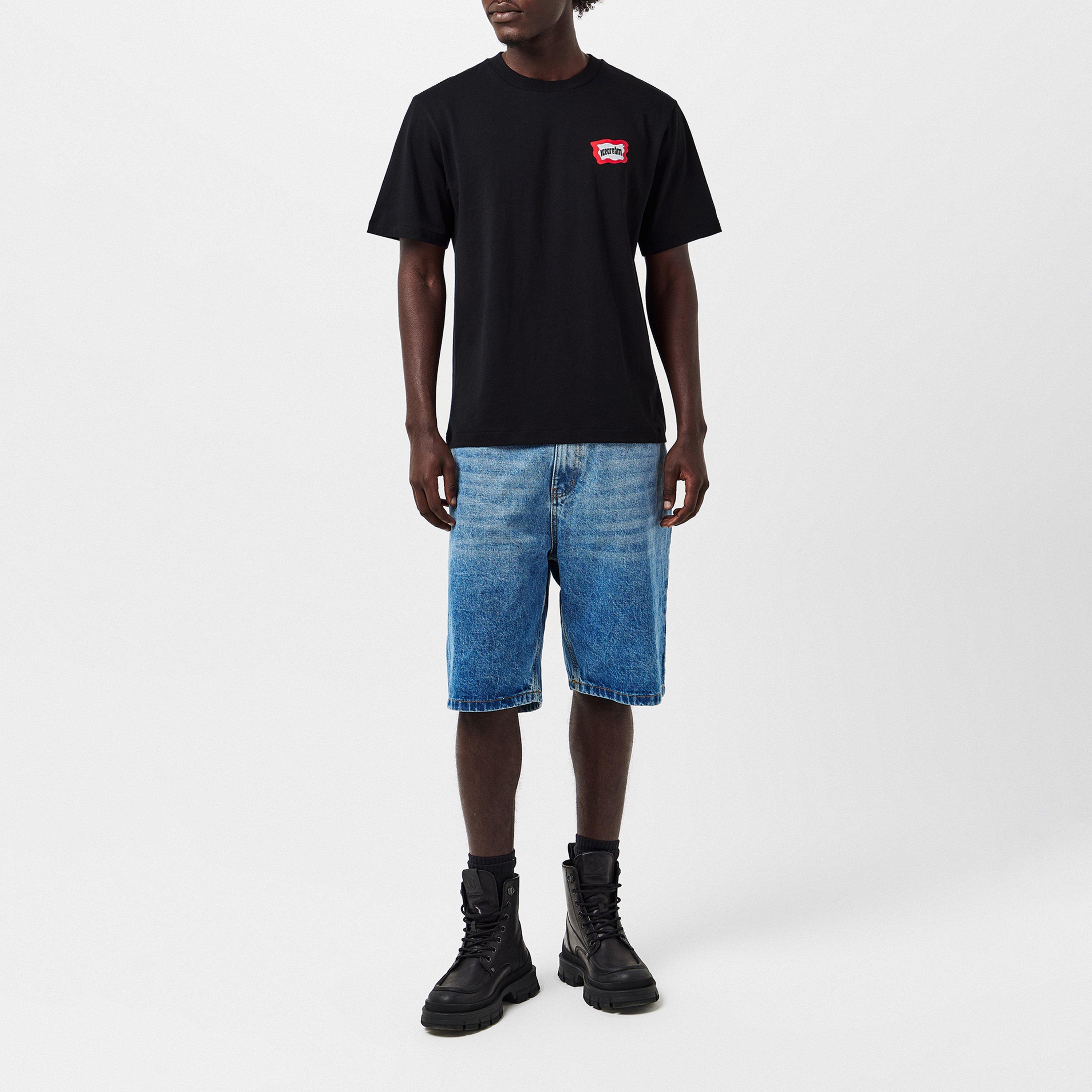 Black - ICECREAM - Men's Roundabout Regular Fit T-Shirt - 6