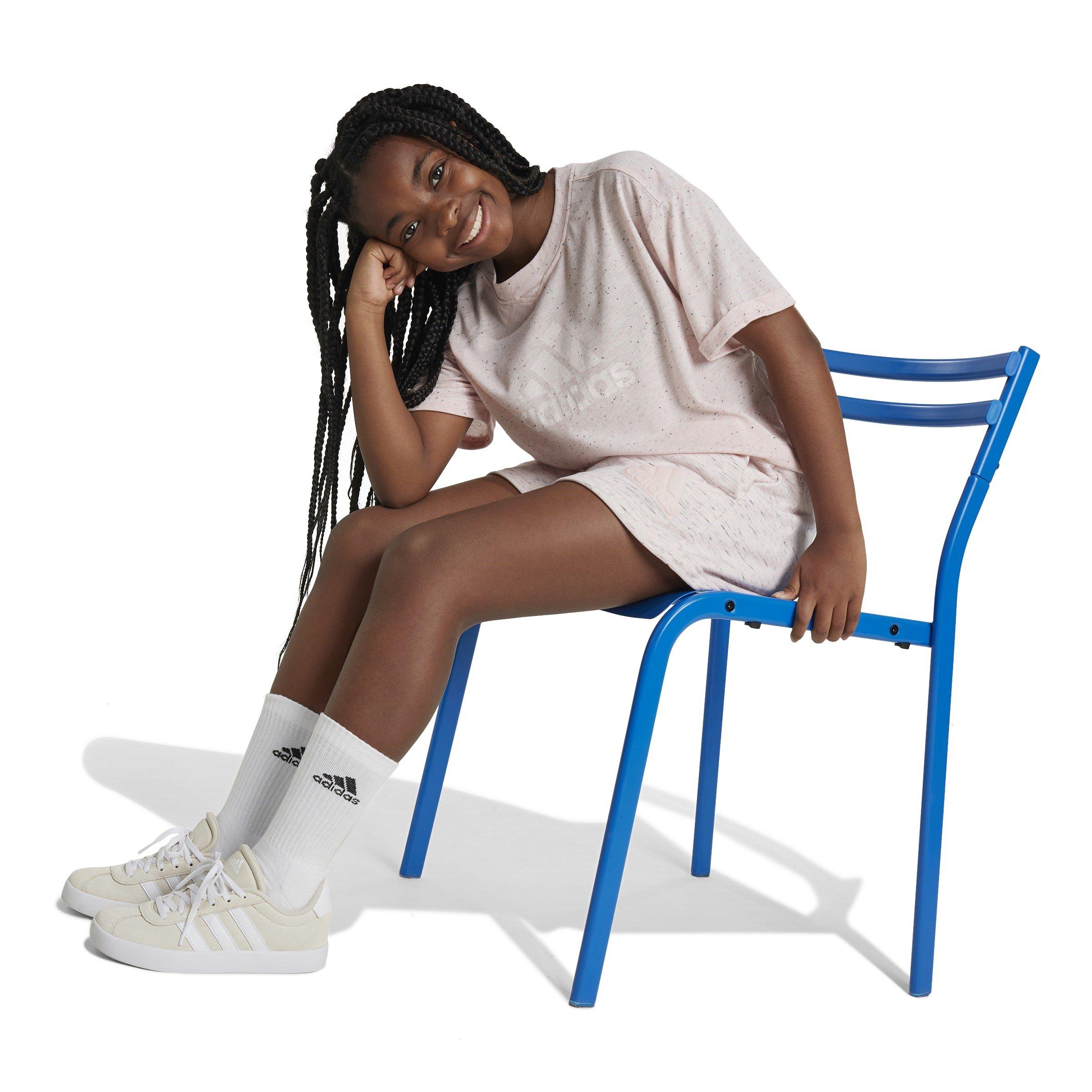 Rosa Sabbia/Bianco - adidas - Future Icons Winners T-Shirt Juniors - 4