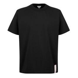 Bottega Veneta Crewneck Brand-Trim Relaxed Fit T-Shirt