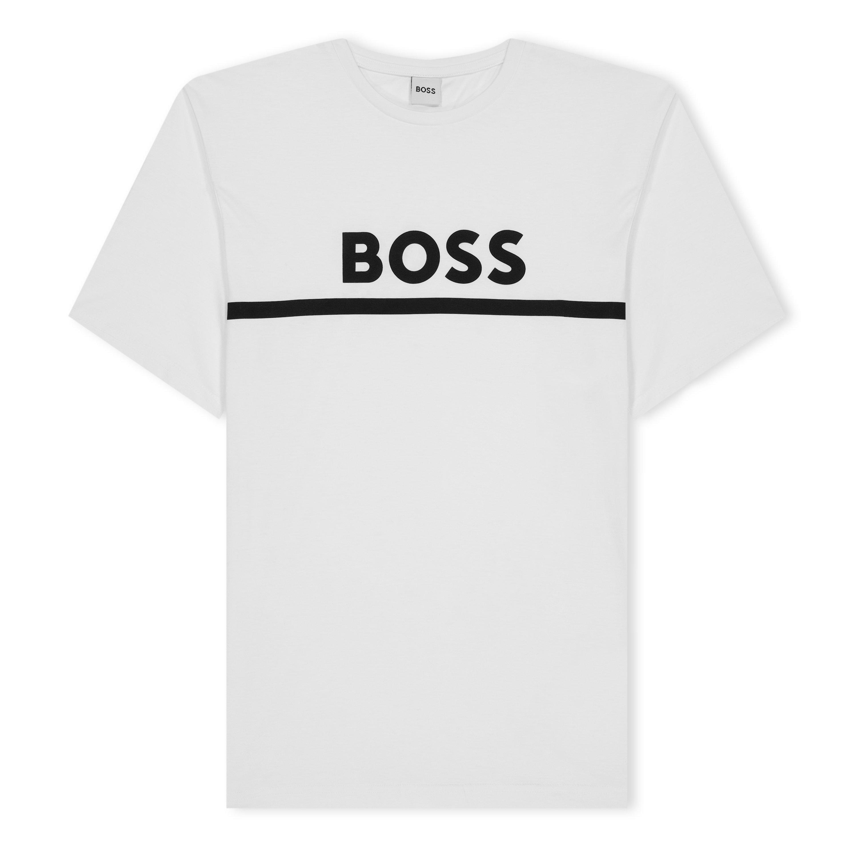 White 10P - Boss - Kids Large Logo T-Shirt, Logo Design - 1