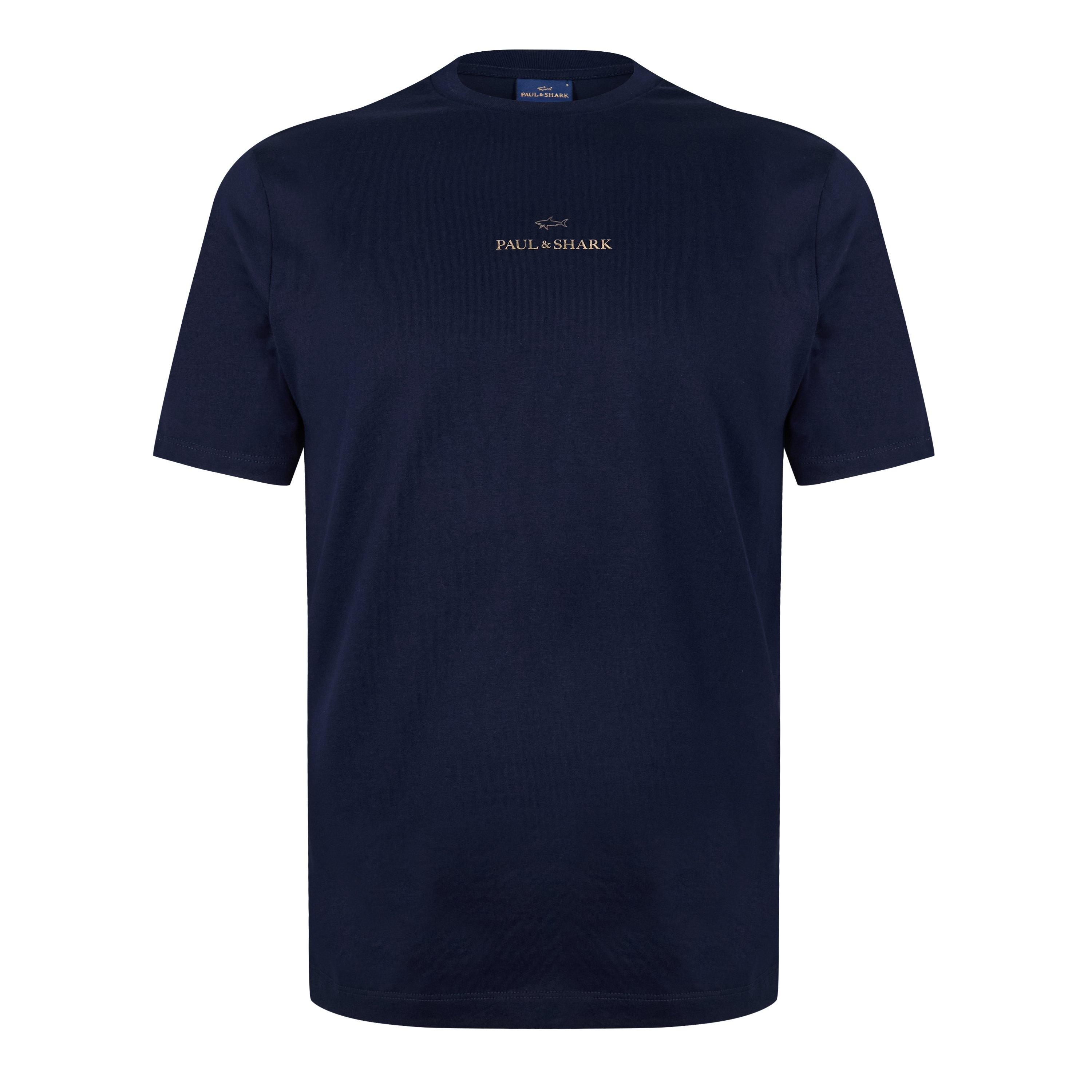 Paul And Shark Men's Print Logo T-Shirt - Blue Nights - S