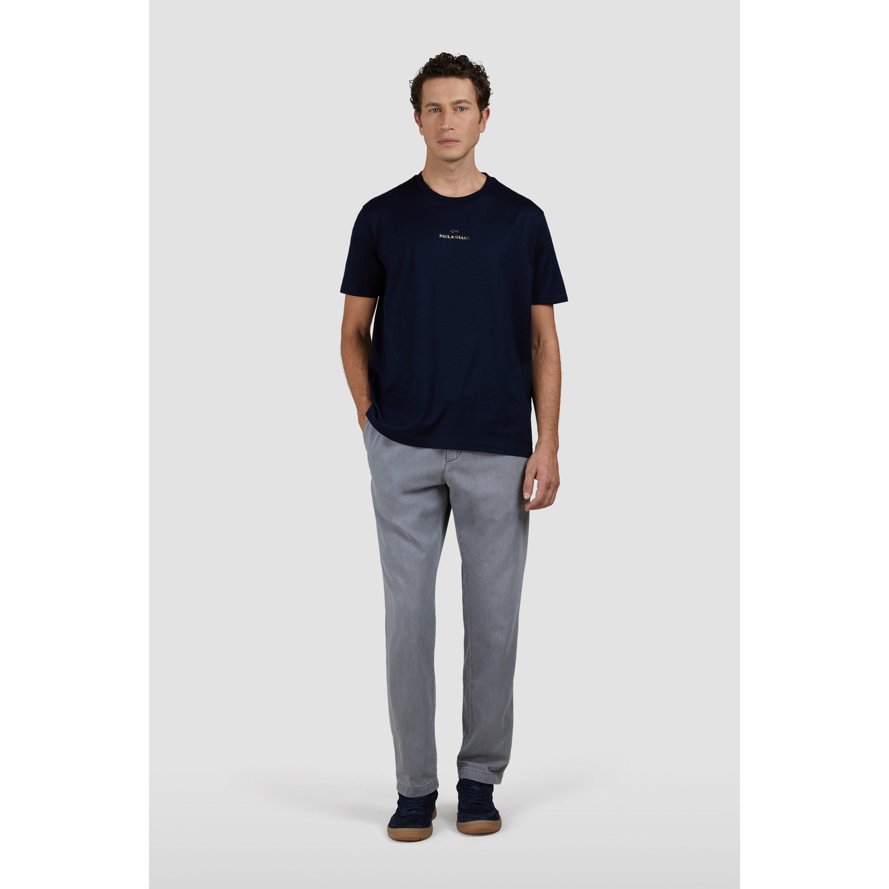 Blue Nights - Paul And Shark - Men's Print Logo T-Shirt - 7