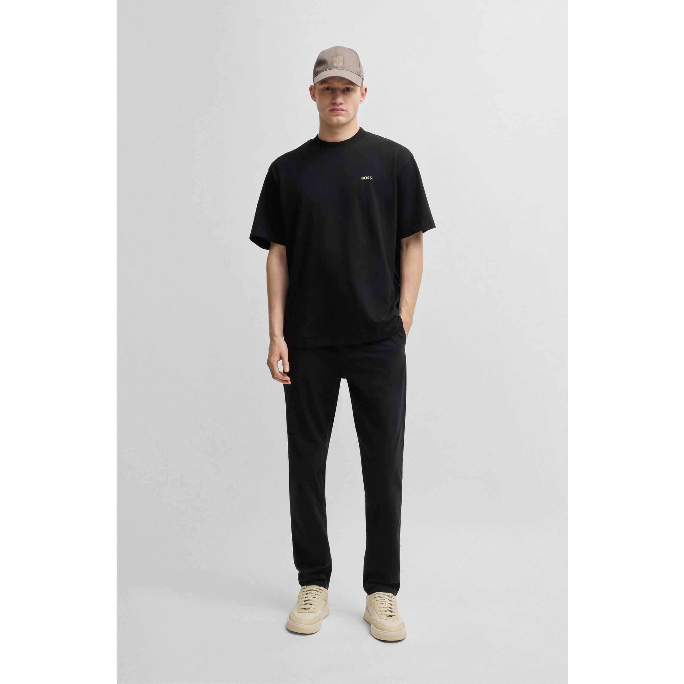 Black 001 - Boss - Men's Nowhere Oversized T-Shirt - 5