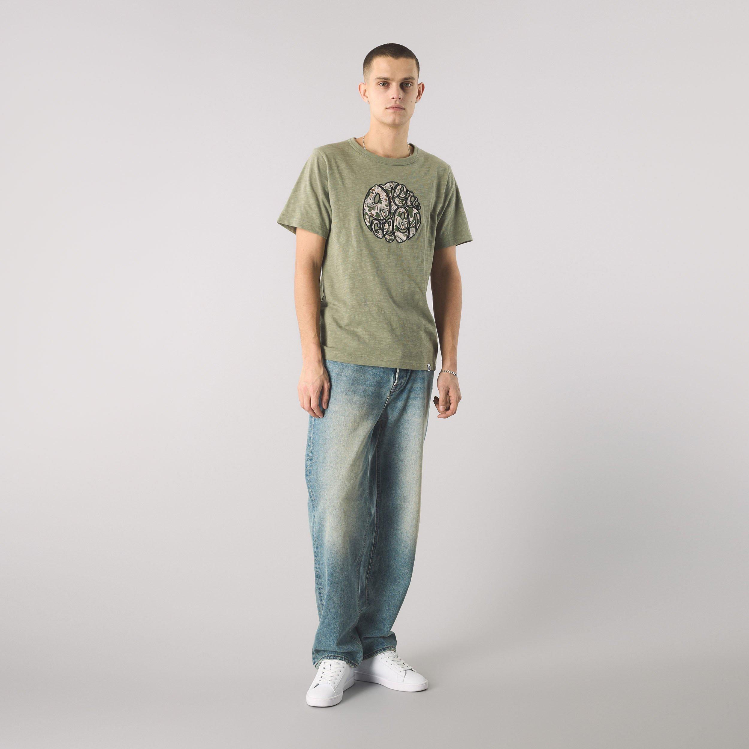 Green - Pretty Green - Men's Aquarelle Print Regular Fit T-Shirt - 2