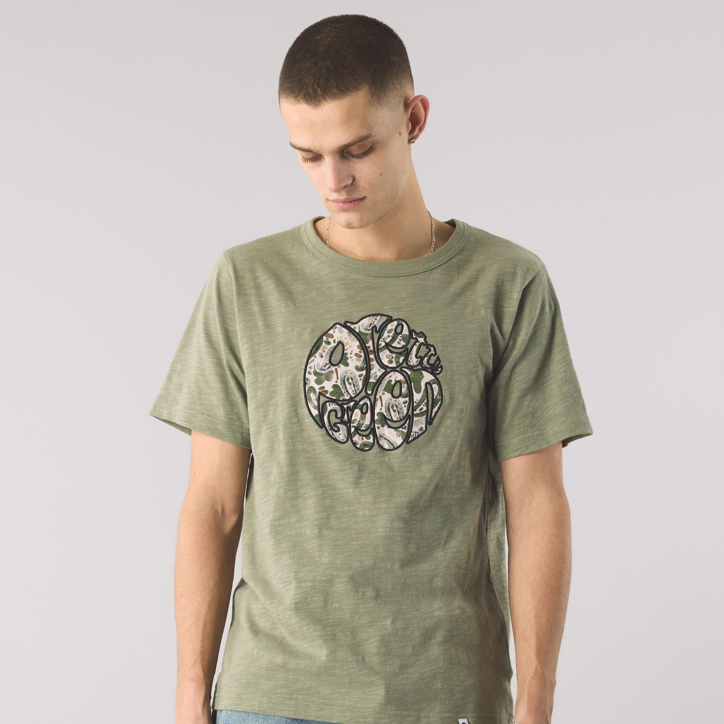 Green - Pretty Green - Men's Aquarelle Print Regular Fit T-Shirt - 3