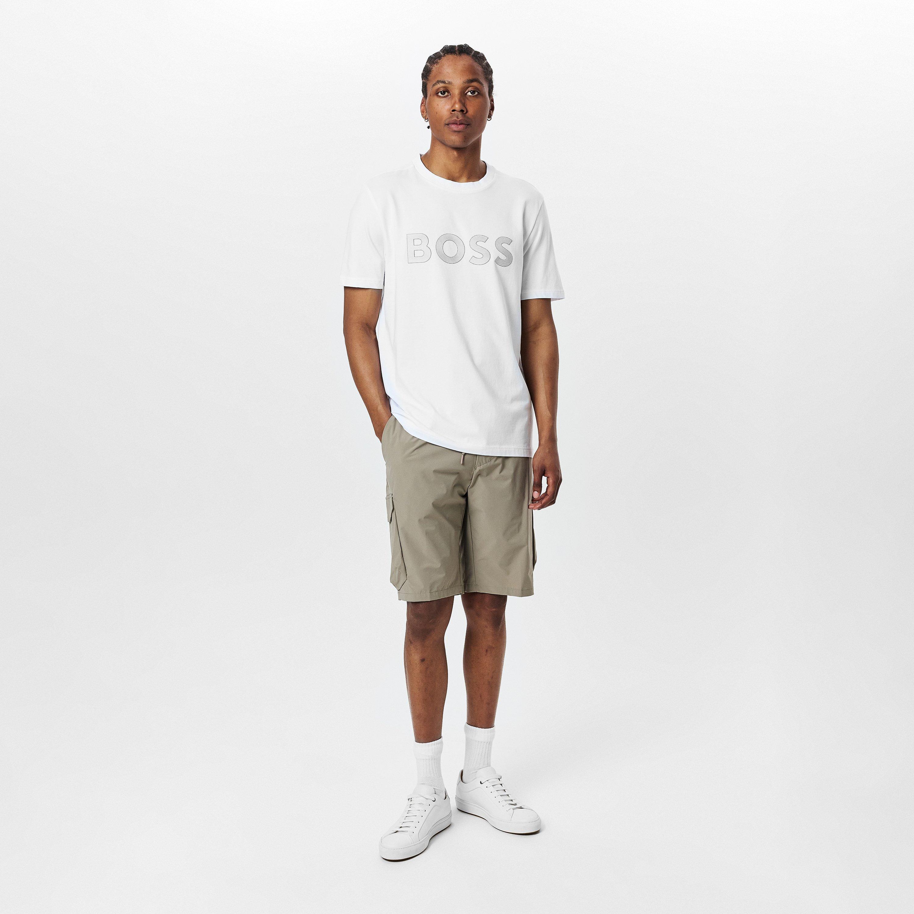 White 100 - Boss - Men's HBG TL Logo T-Shirt, T-Shirt - 6