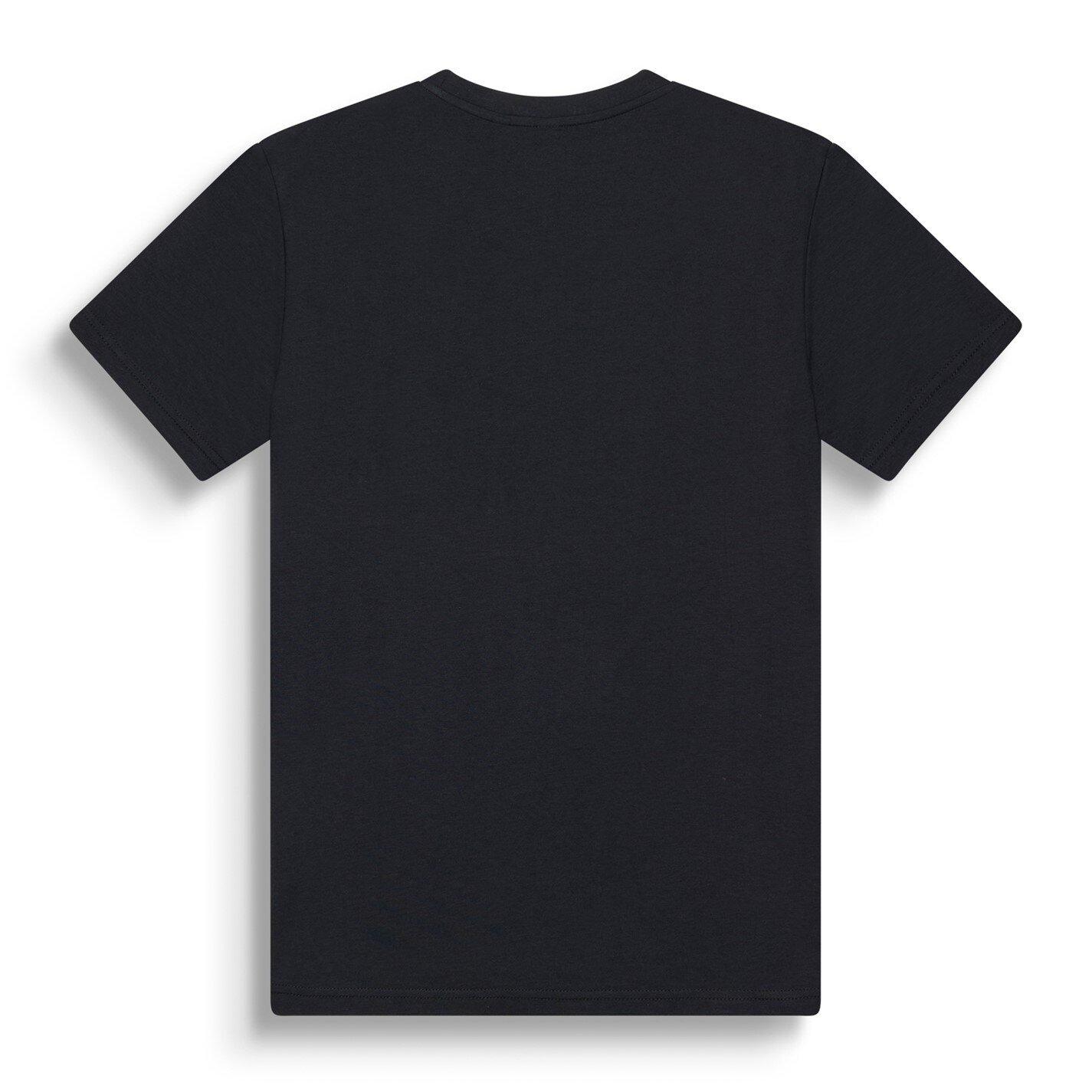 Nero - Antony Morato - T-SHIRT REGULAR FIT IN SUSTAINABLE VISCOSE BLEND FABRIC WITH METAL LOGO RUBBER PATCH - 4
