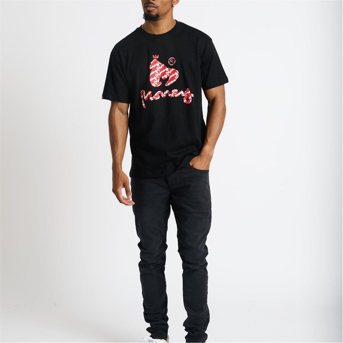 Bijelo/Crno/Crveno - Money - 5-Pack Ape Fill T-shirts - 3