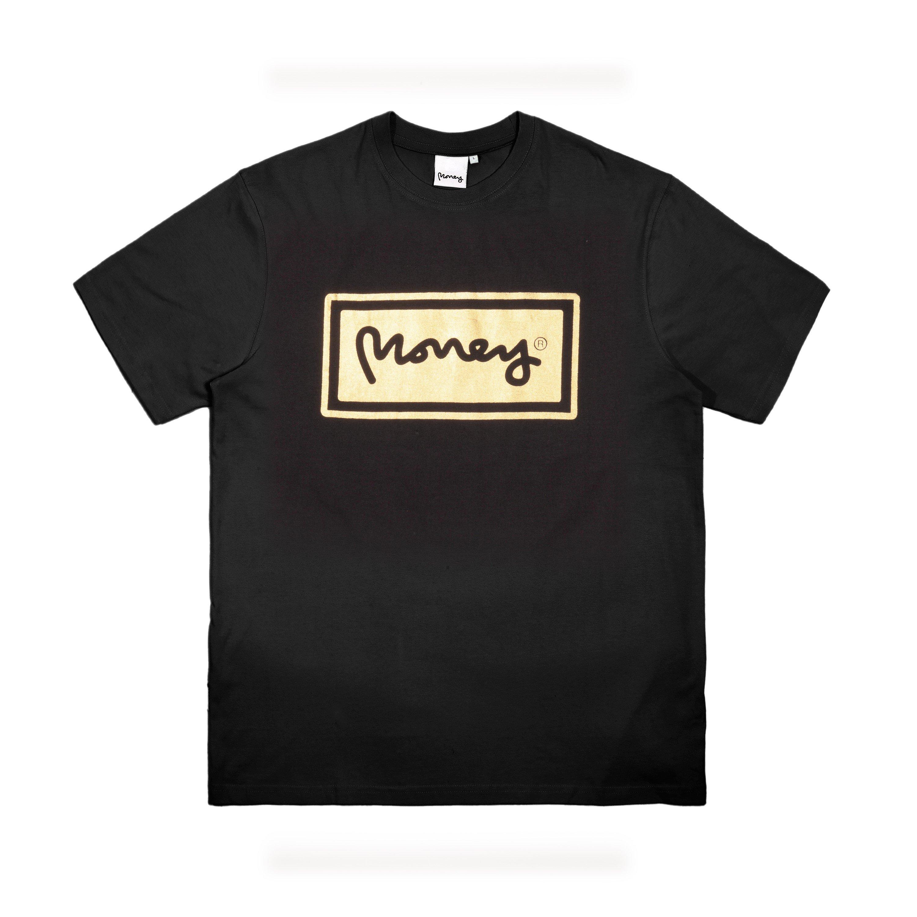 Blk Gld/Wht/Gry - Money - Box 5-Pack Metallic Foil T-Shirts - 12