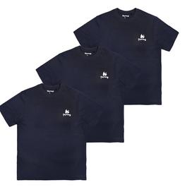 Money Lounger Navy 3 Pack T shirts