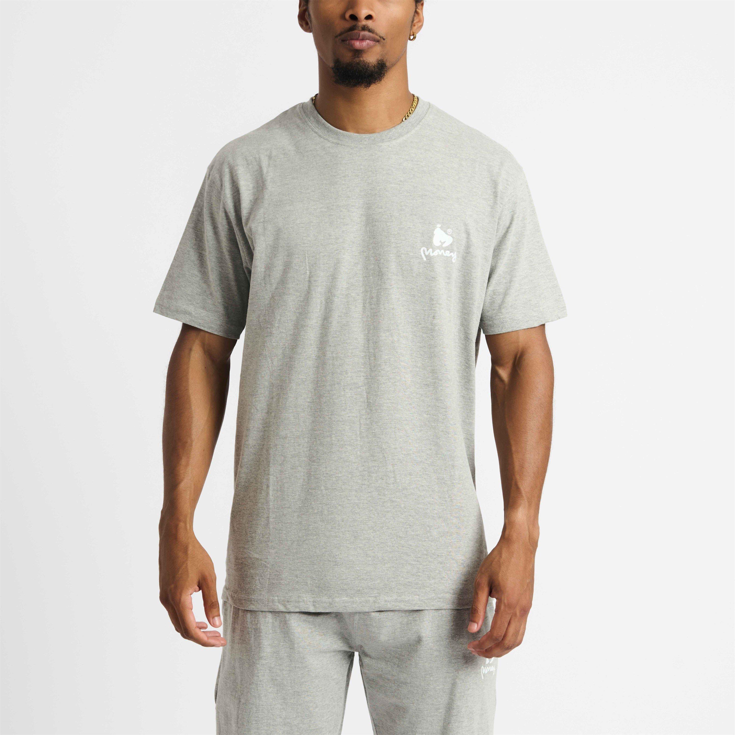 Grey Melange - Money - Lounger Grey Melange 3-Pack T-shirts - 1