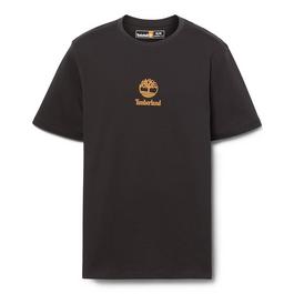 Timberland PRINT STACK LOGO SHORT SLEEVE TEE W